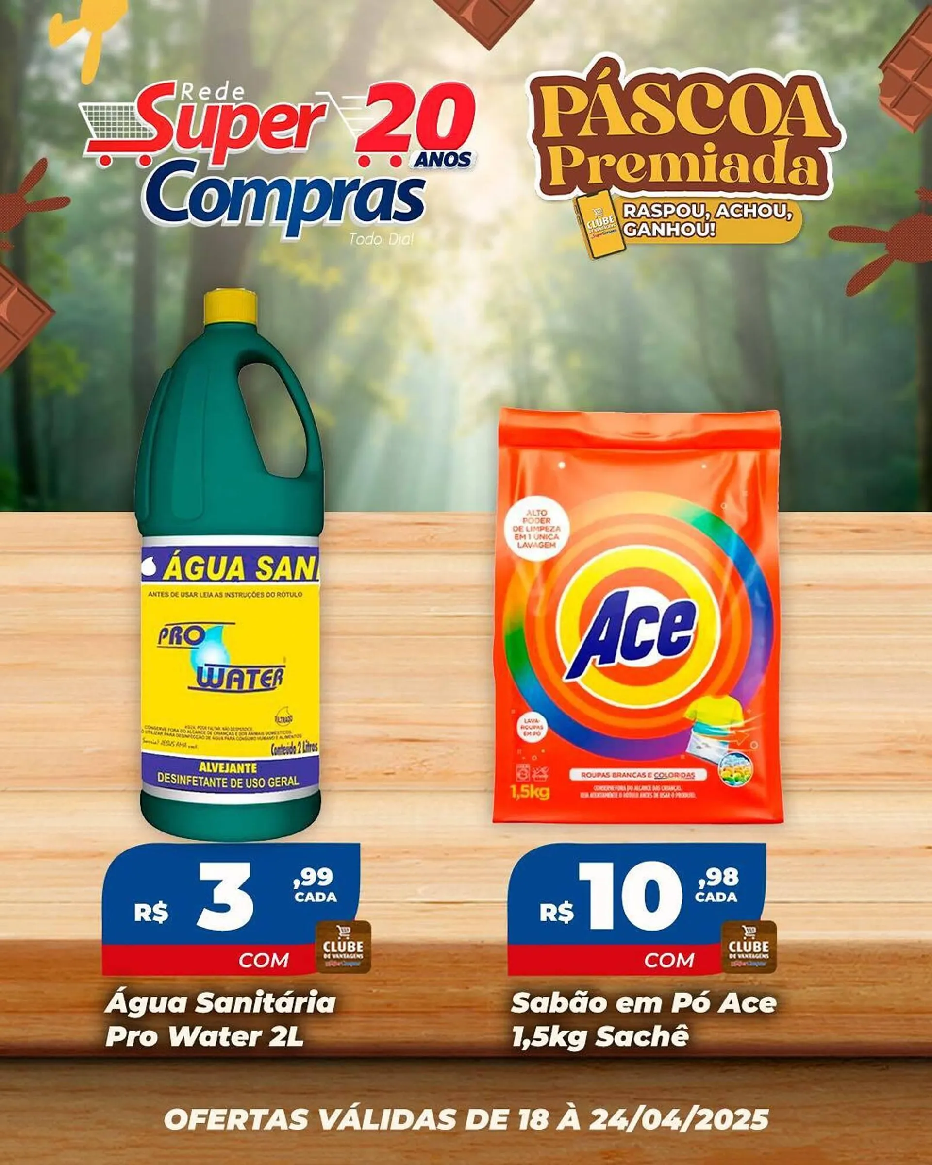 Encarte de Catálogo Rede Super Compras 18 de abril até 24 de abril 2025 - Pagina 1