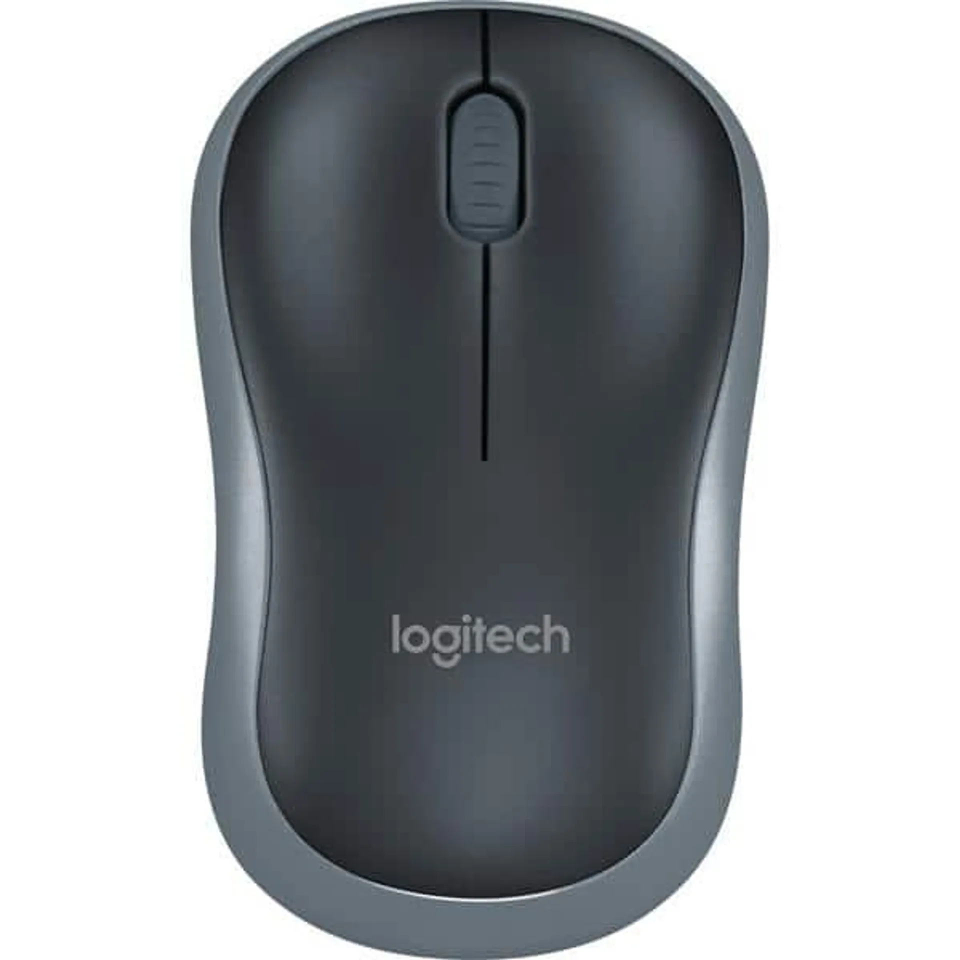 Mouse sem fio Logitech M185 com Design Ambidestro Compacto, Conexão USB e Pilha Inclusa - Cinza CX 1 UN