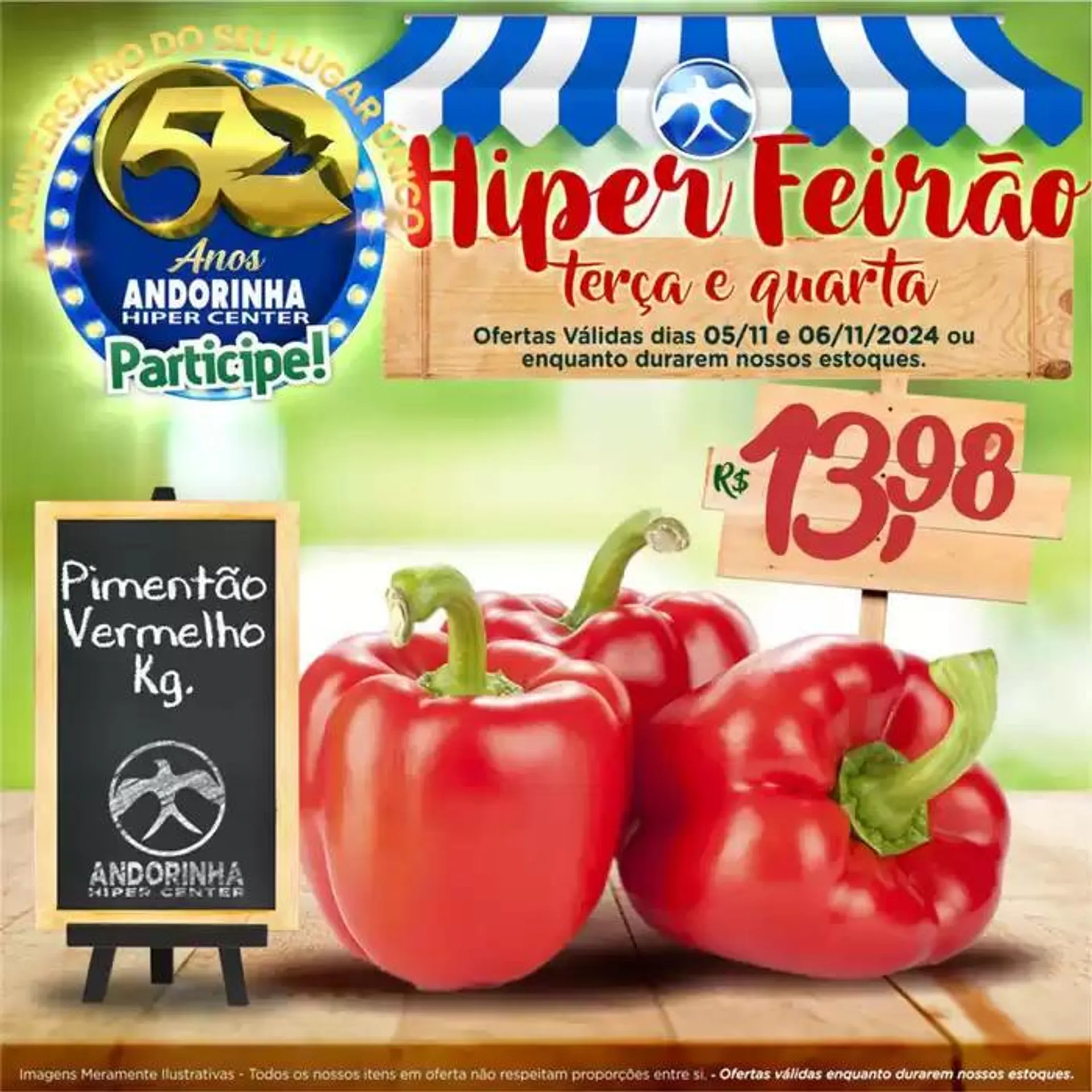 Encarte de Andorinha Hipermercado Hiper Feirão 5 de novembro até 6 de novembro 2024 - Pagina 14