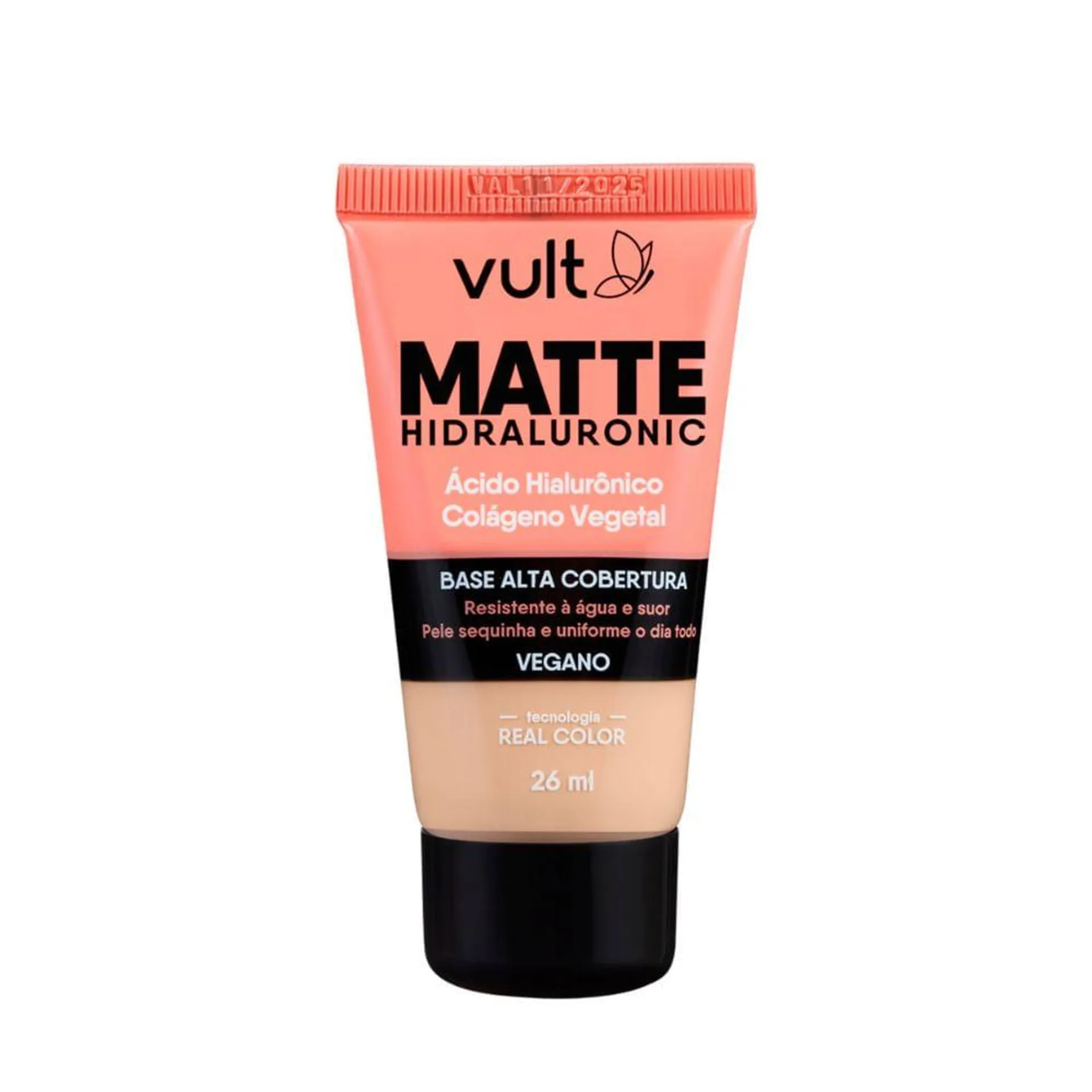 Base Líquida Vult Matte Hidraluronic V180 26ml
