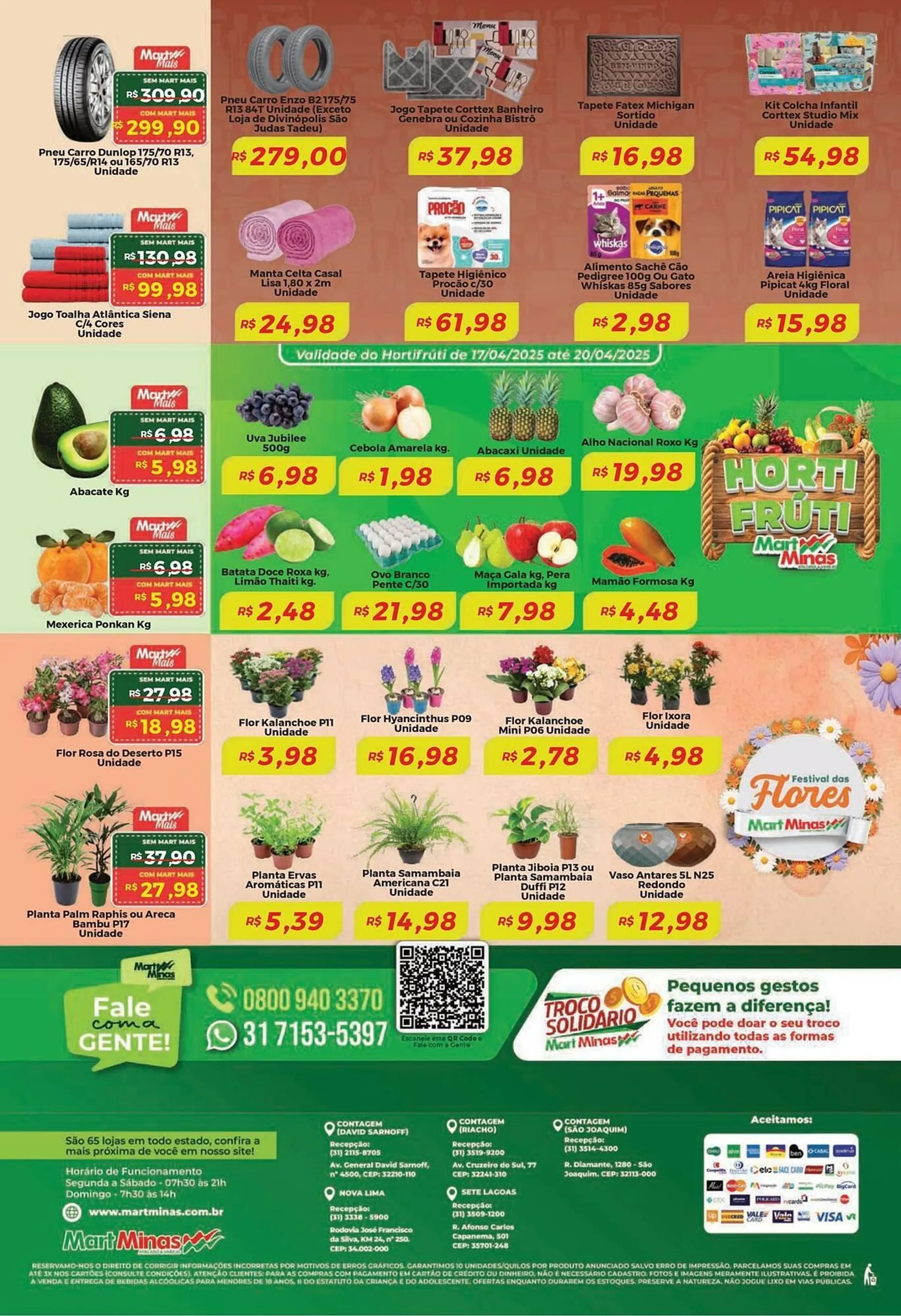 Encarte de Catálogo Mart Minas 17 de abril até 23 de abril 2025 - Pagina 8