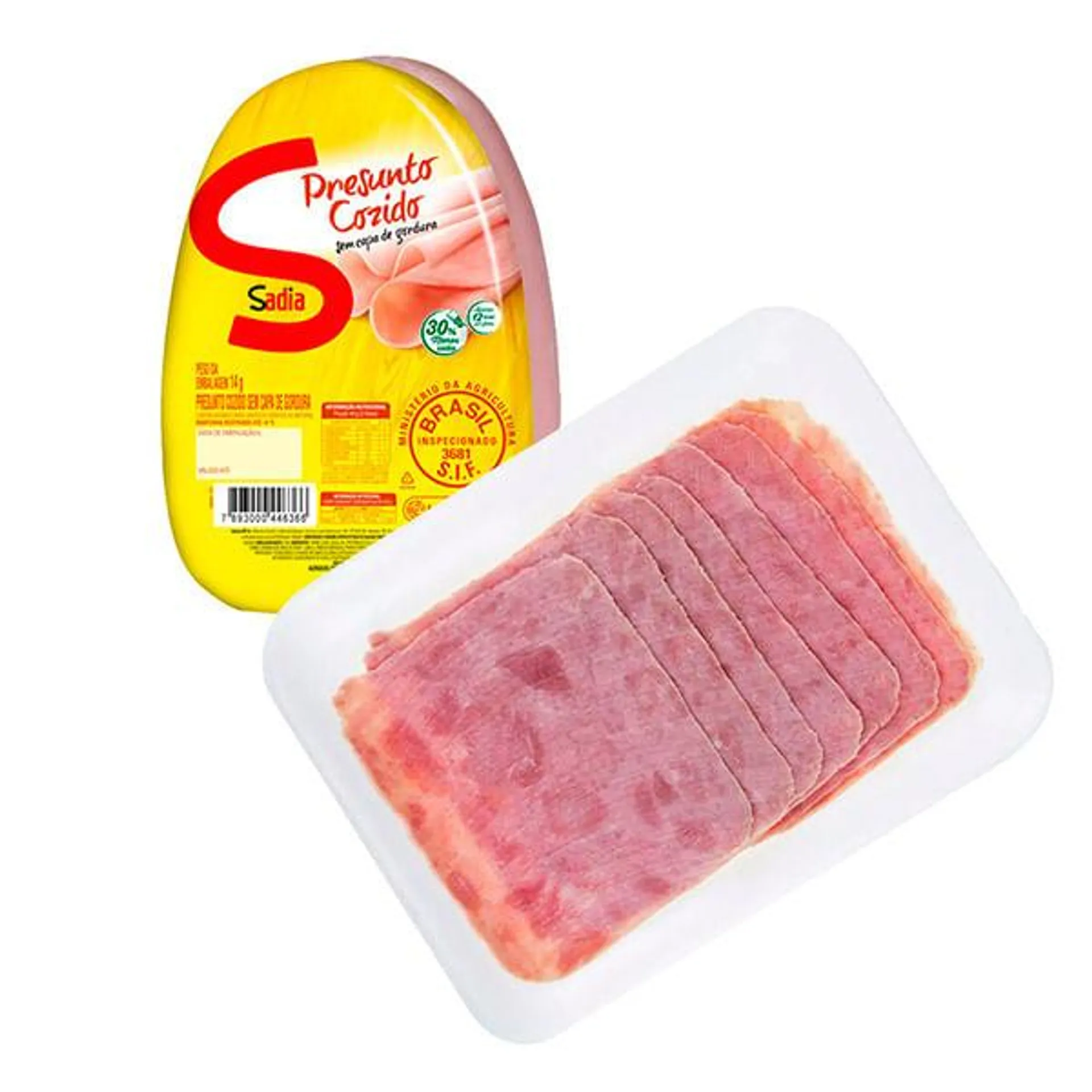 Presunto Cozido Sadia Fatiado 100g