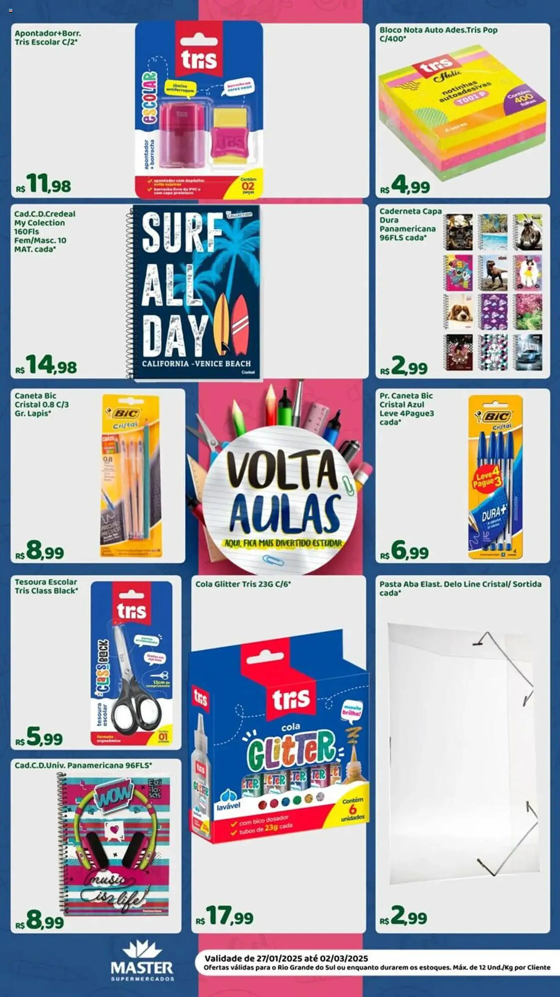 Encarte de Catálogo Master Supermercados 27 de janeiro até 2 de março 2025 - Pagina 3