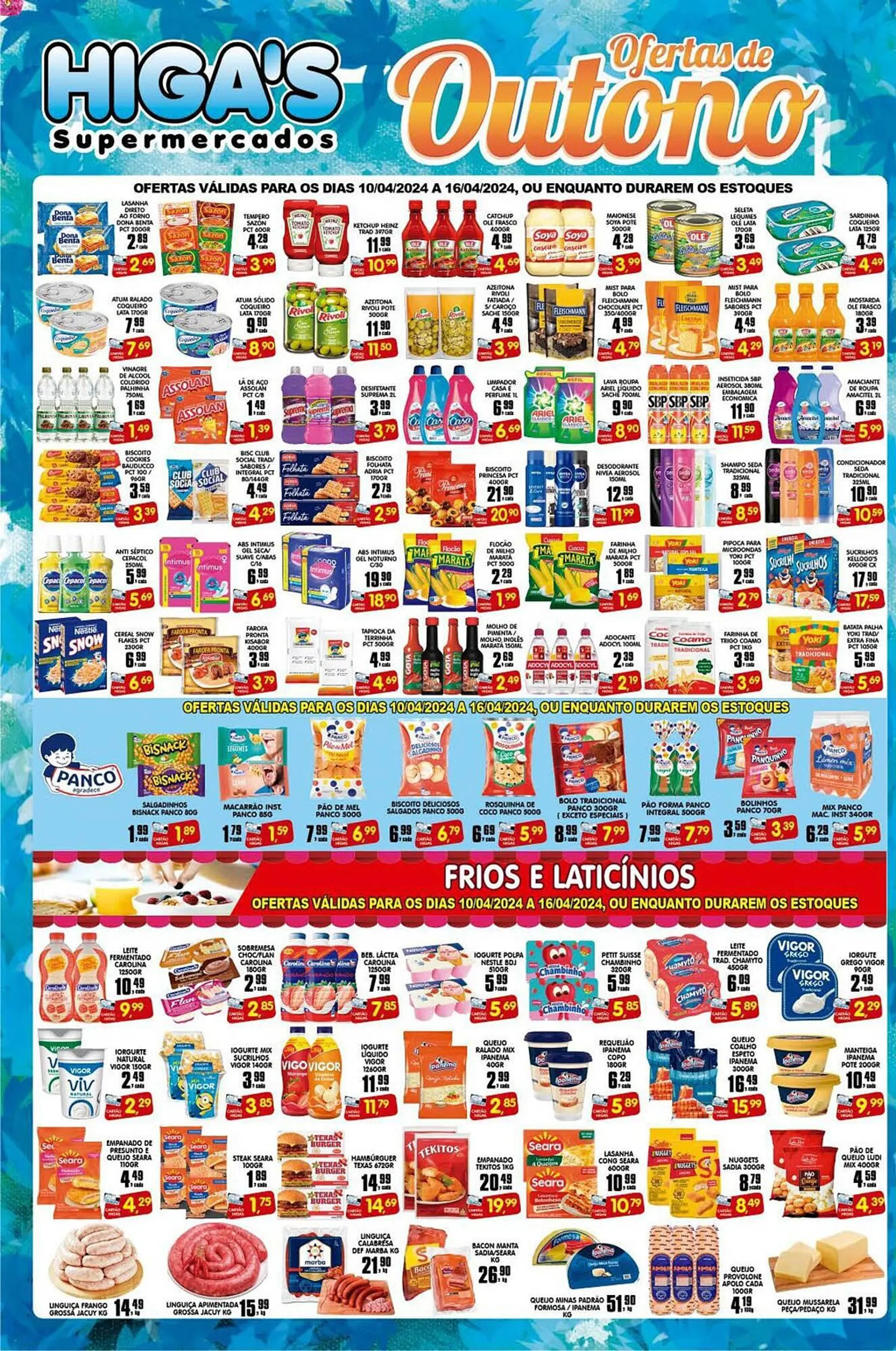 Encarte de Catálogo Higa's Supermercado 9 de abril até 16 de abril 2024 - Pagina 2