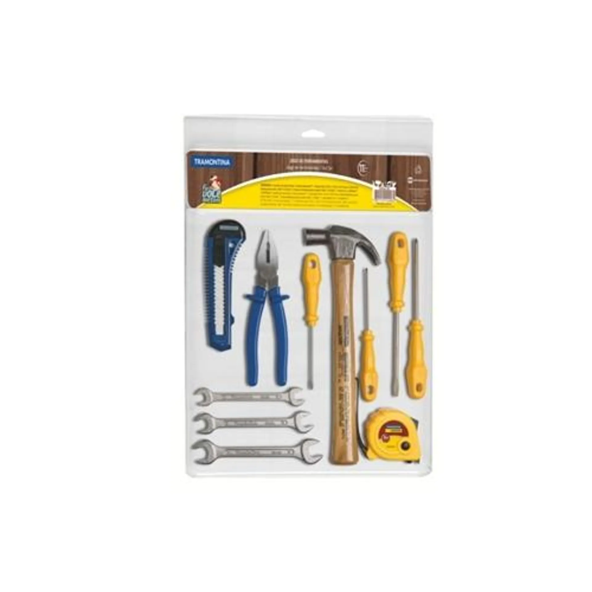 Kit de Ferramentas Tramontina 43409/104 11 Peças Pequenos Reparos