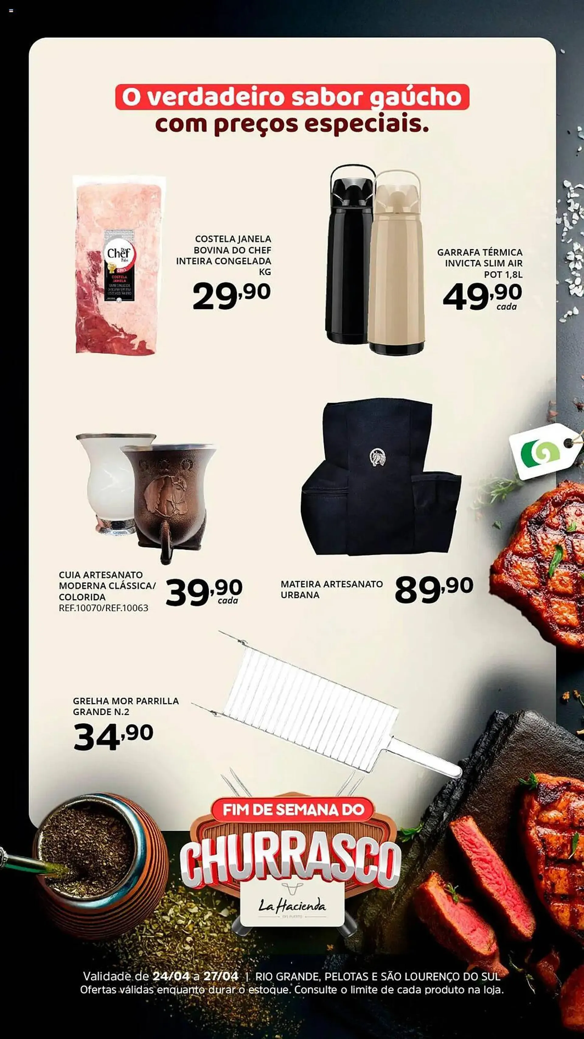 Encarte de Catálogo Supermercados Guanabara 24 de abril até 27 de abril 2025 - Pagina 1