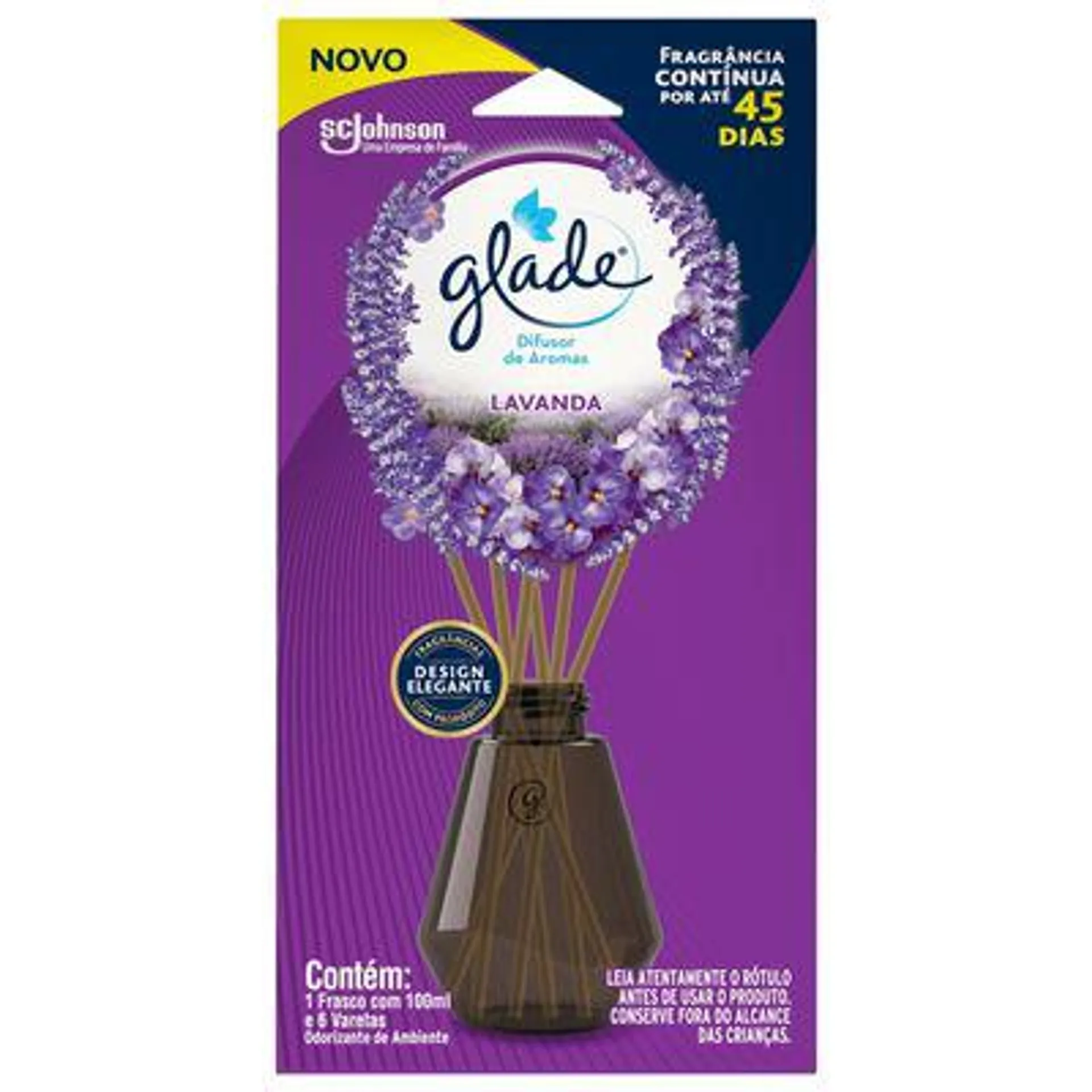 Desodorizador Glade Difusor Lavanda 100ml