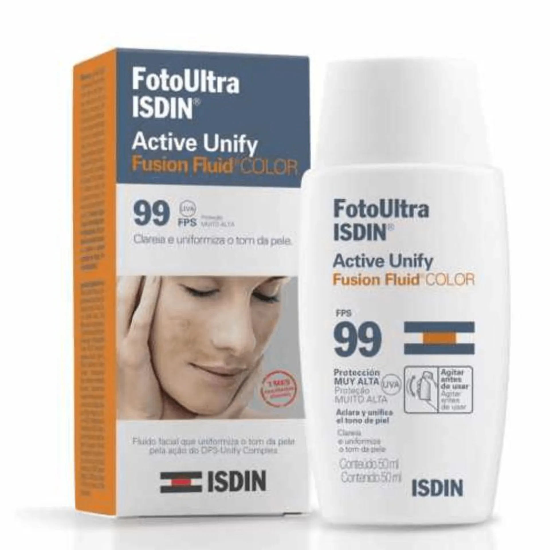 ISDIN ACTIVE UNIFY COLOR FPS 99 50ML - ACTIVE UNIFY ISDIN COLOR FPS 99 50ML