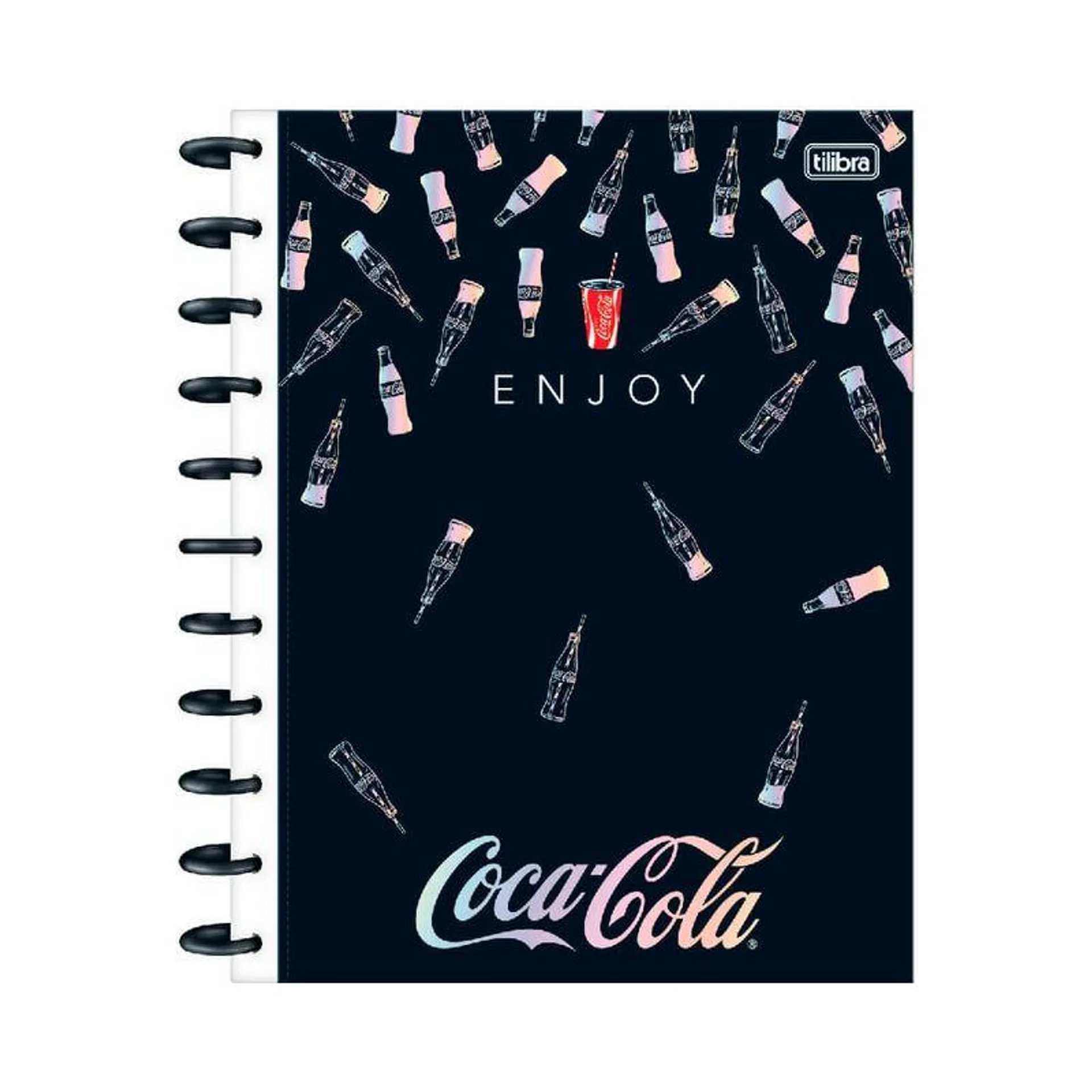 Caderno Universitário Tilidisco Coca-Cola 10 Matérias - Tilibra