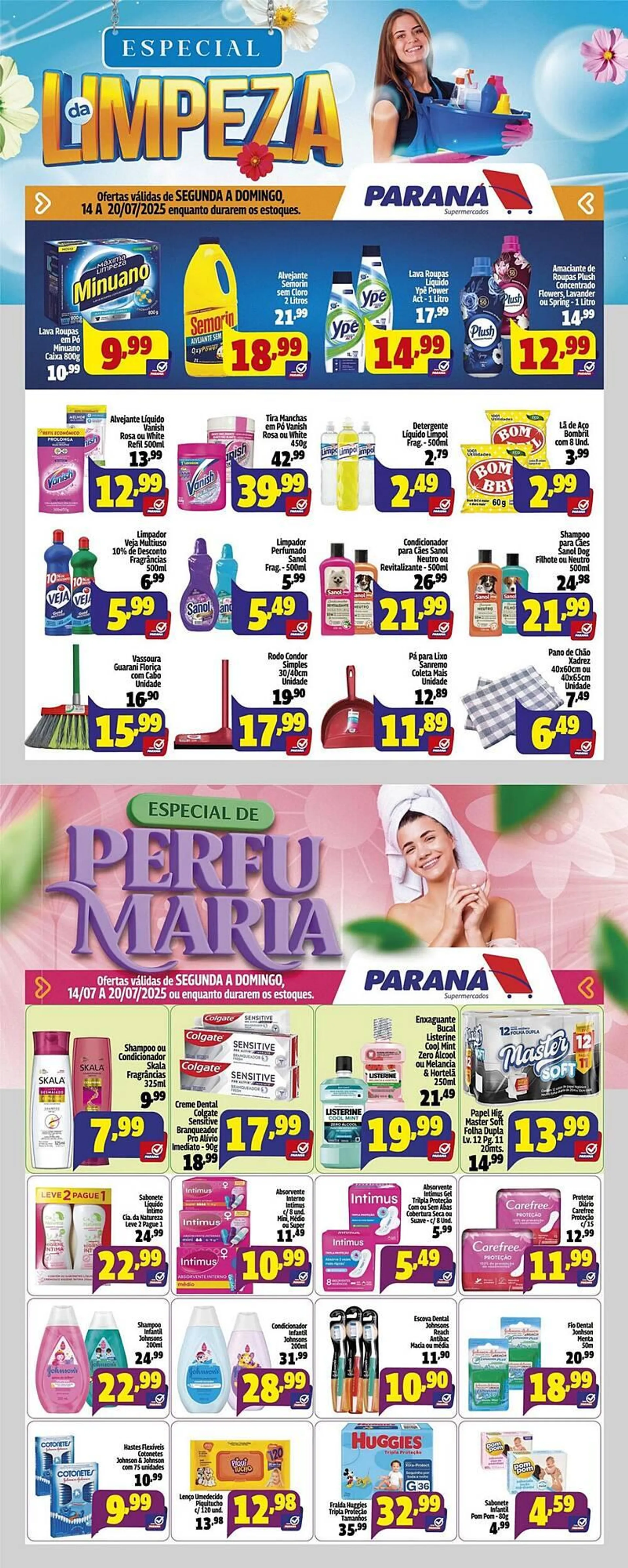 Encarte de Catálogo Supermercado Paraná 17 de julho até 20 de julho 2025 - Pagina 1