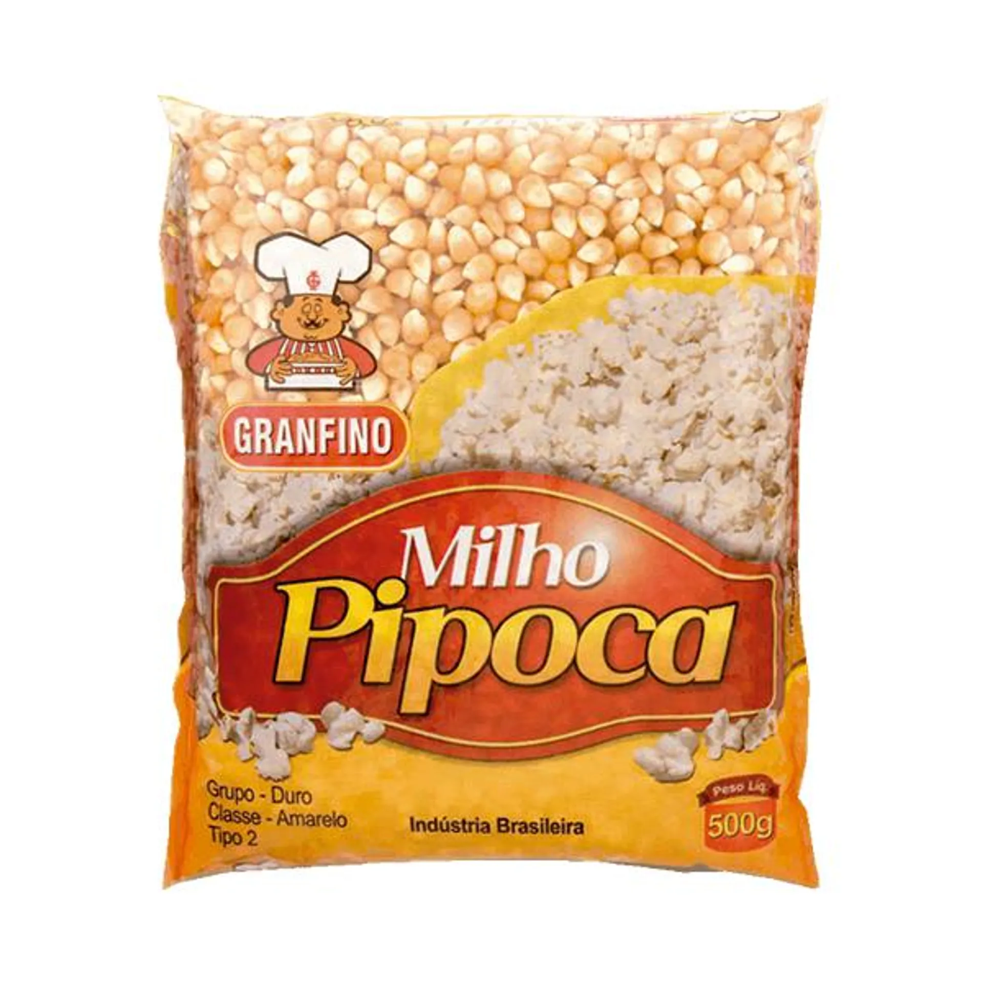 Milho de Pipoca Granfino Premium 500g