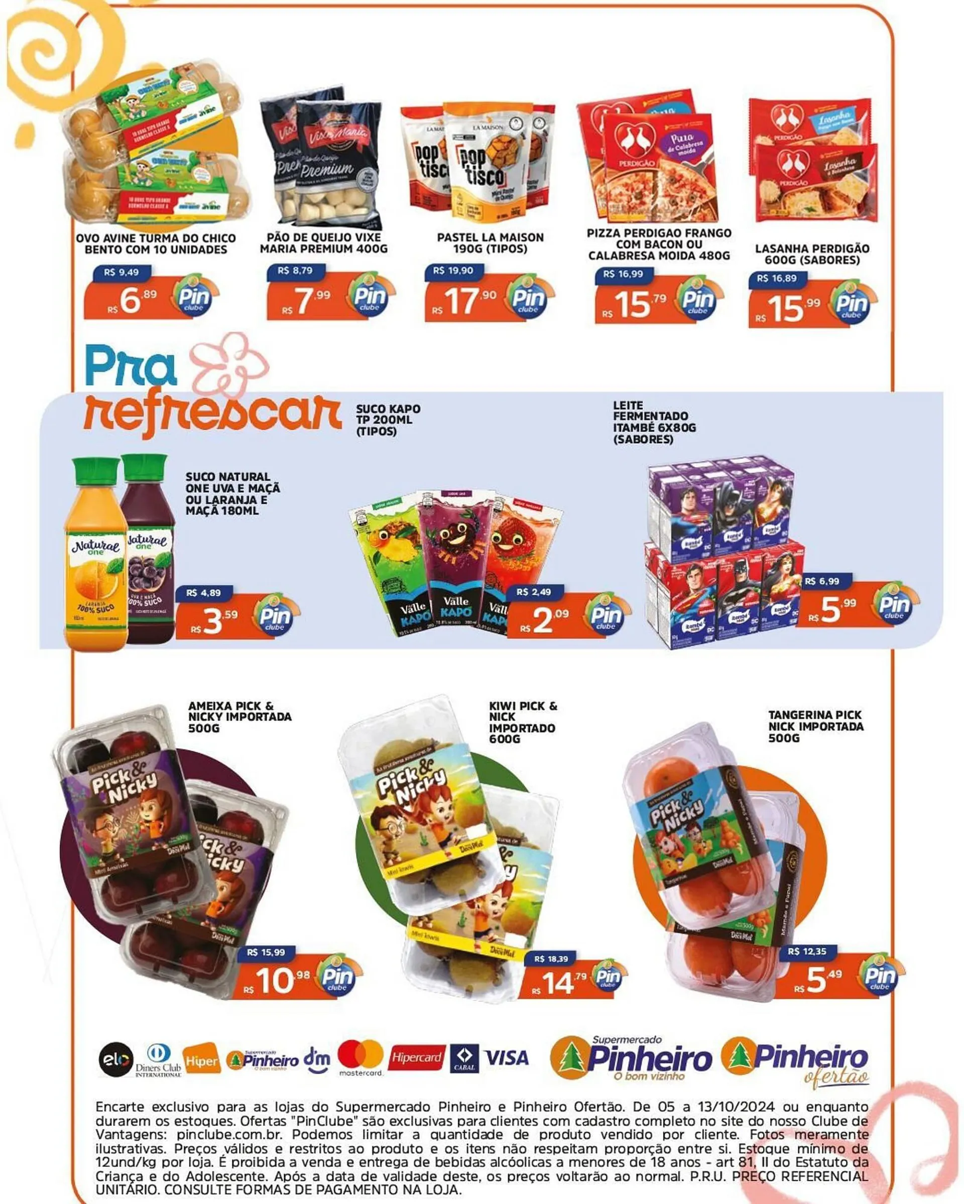 Encarte de Catálogo Pinheiro Supermercado 5 de outubro até 13 de outubro 2024 - Pagina 2