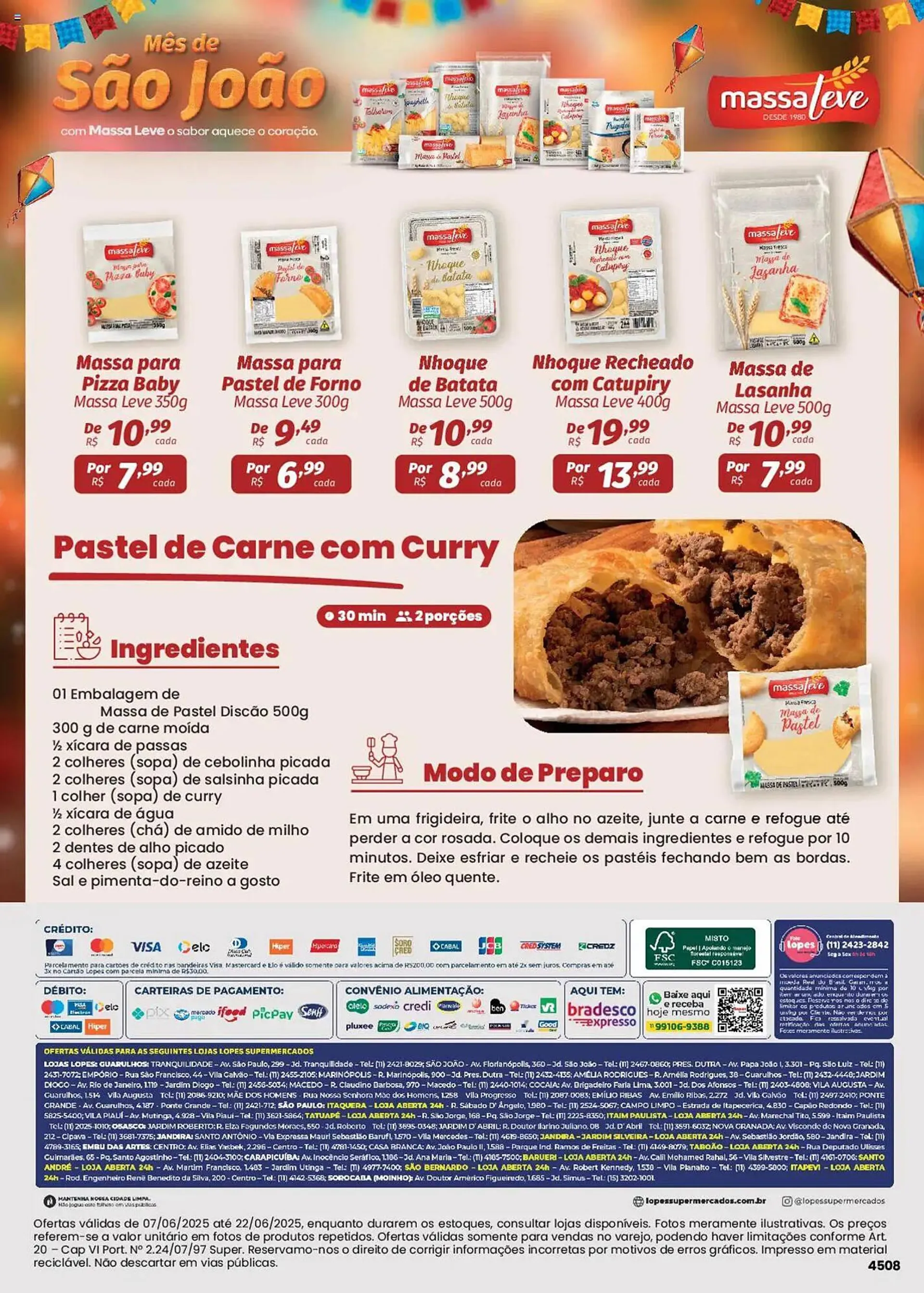 Encarte de Catálogo Lopes Supermercados 7 de junho até 23 de junho 2025 - Pagina 2