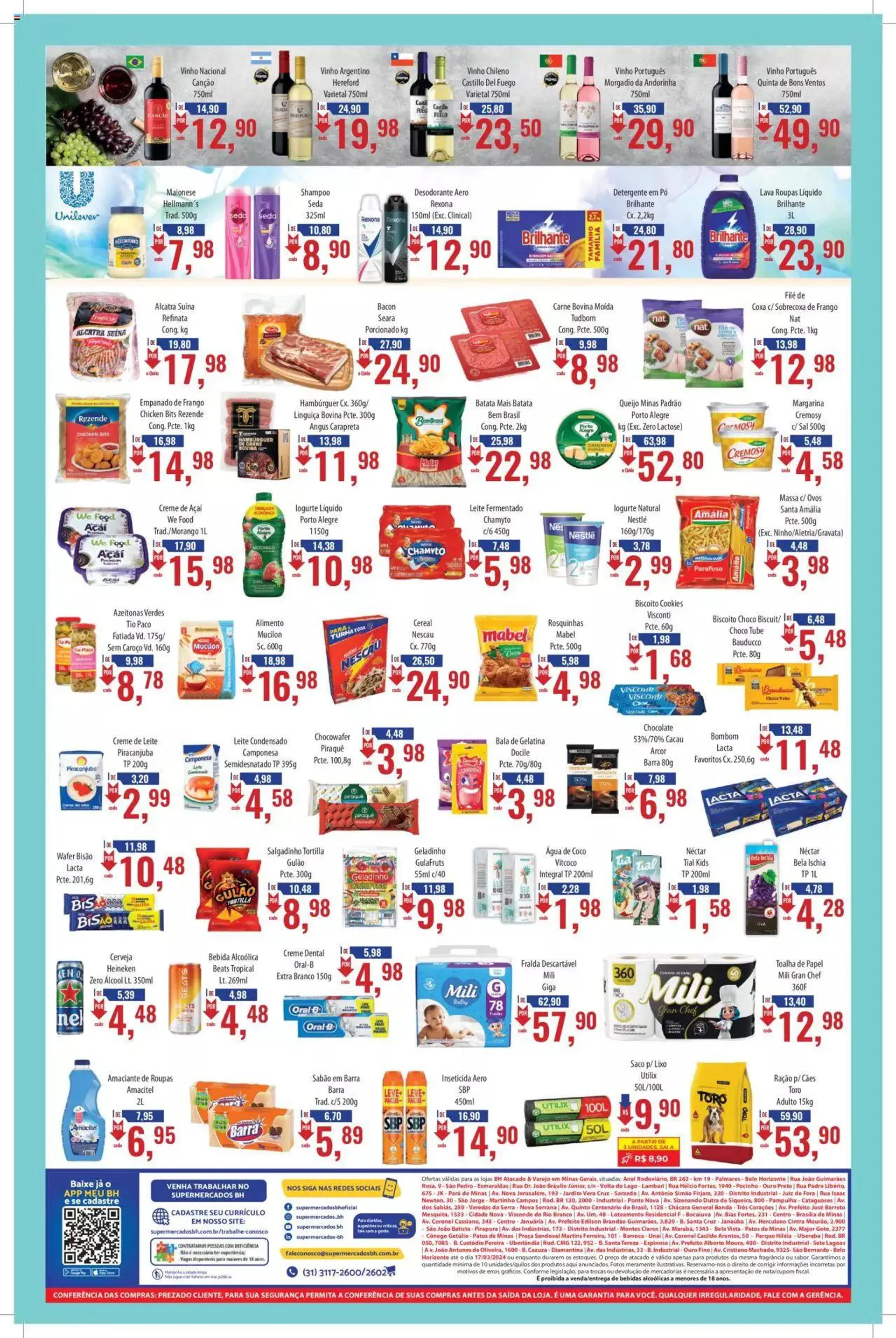 Encarte de Supermercados BH - Ofertas da semana 1 de março até 17 de março 2024 - Pagina 2