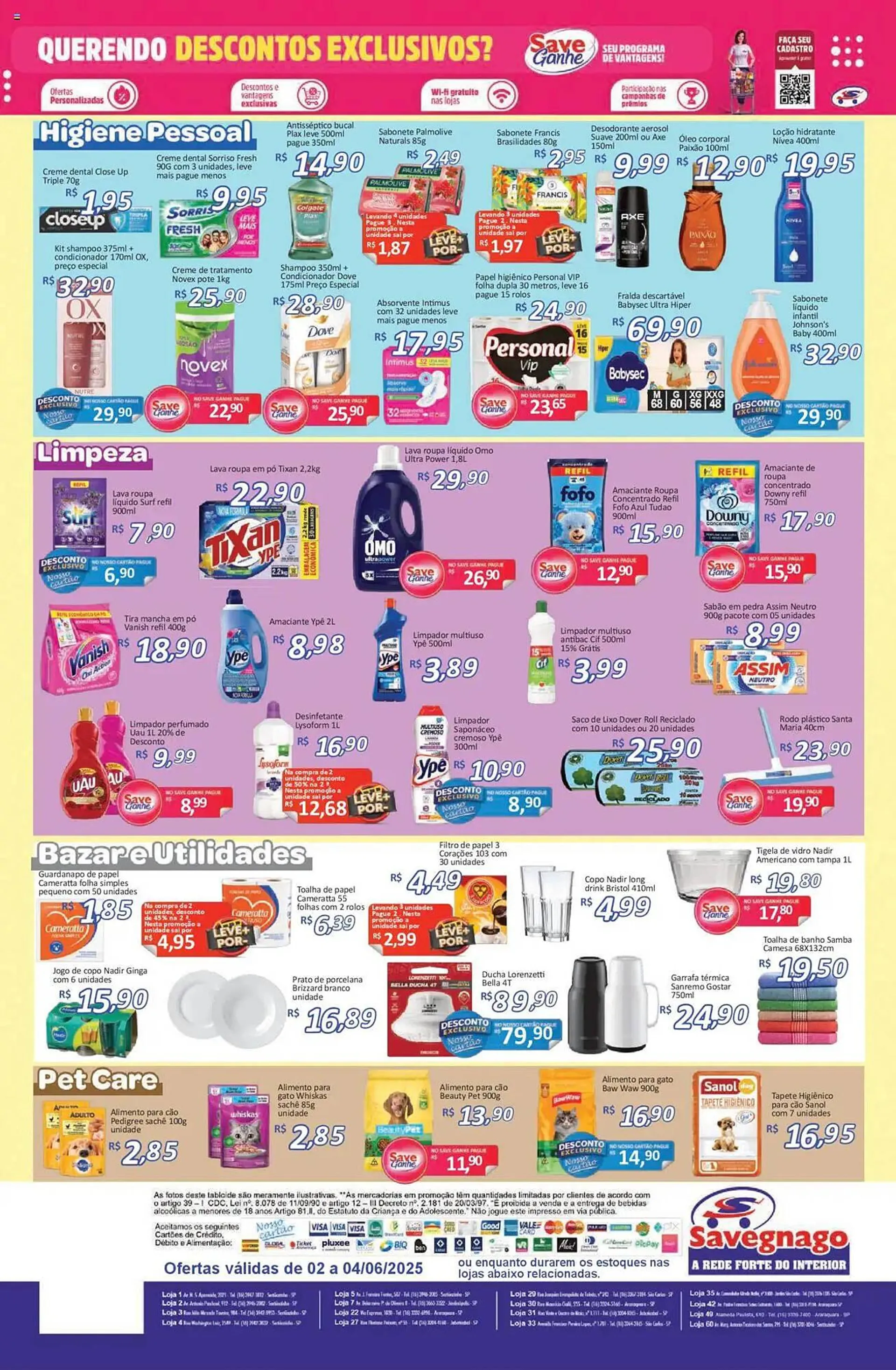 Encarte de Catálogo Supermercados Savegnago 2 de junho até 4 de junho 2025 - Pagina 4