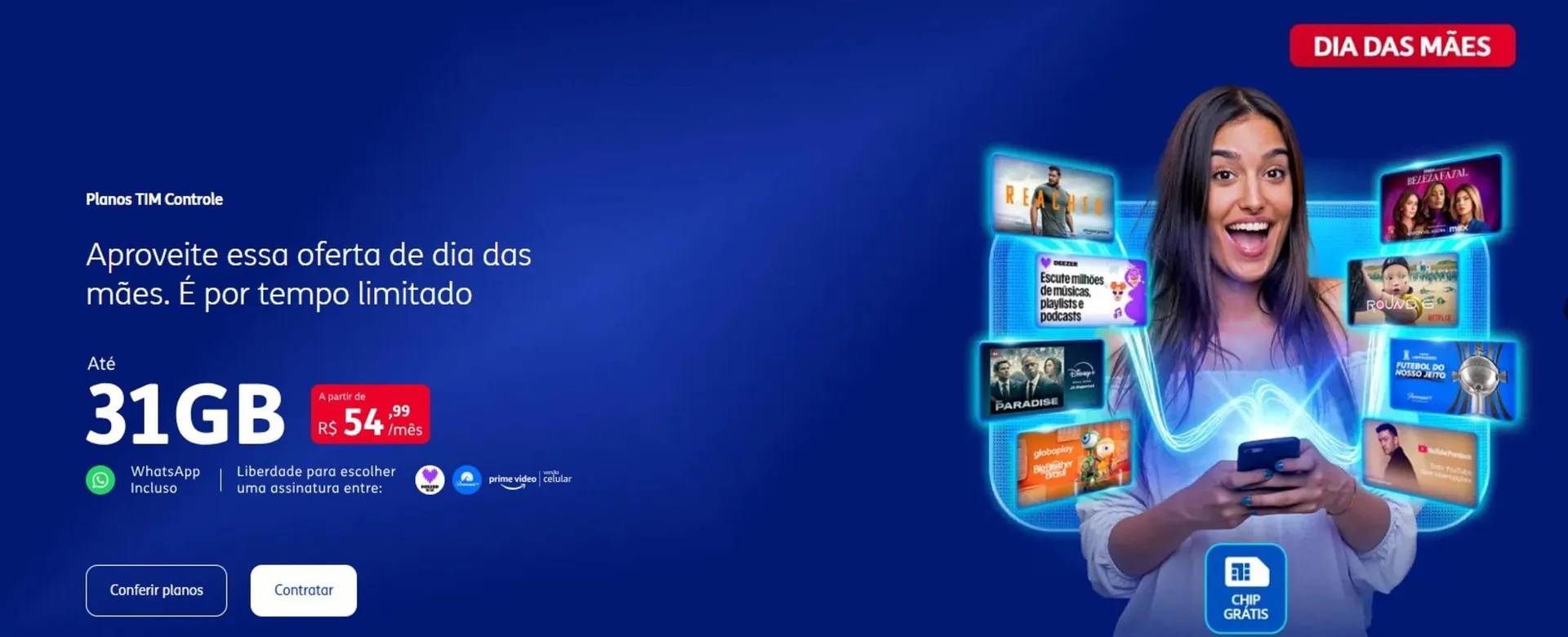 Encarte de Catálogo Tim 29 de abril até 9 de maio 2025 - Pagina 1