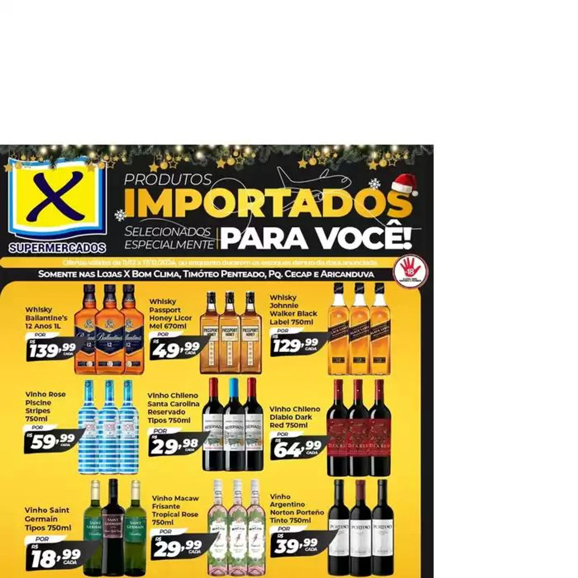 Encarte de Ofertas X Supermercados 12 de dezembro até 24 de dezembro 2024 - Pagina 3