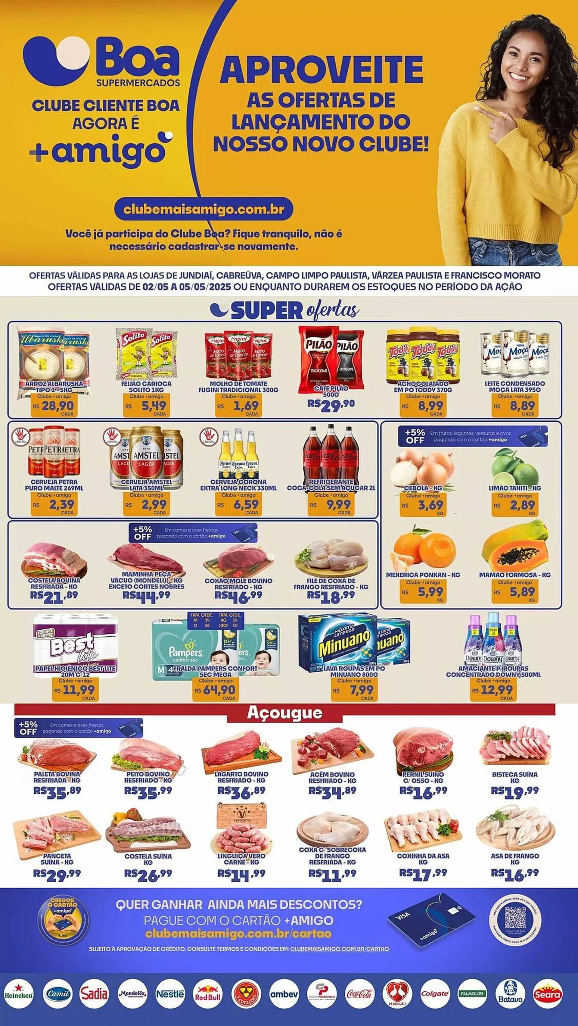 Encarte de Catálogo Boa Supermercados 2 de maio até 5 de maio 2025 - Pagina 1