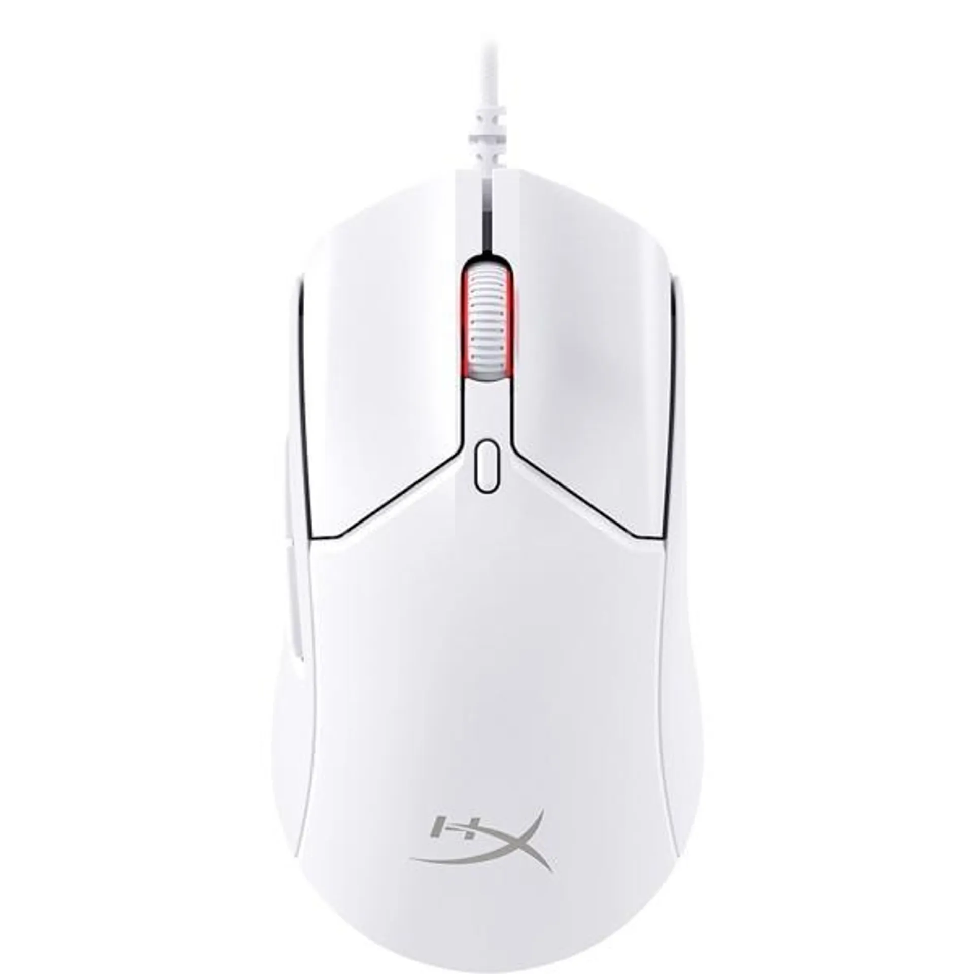 Mouse Gamer com fio USB Pulsefire Haste 2 Branco DPI 16000 6N0A8AA HyperX - CX 1 UN