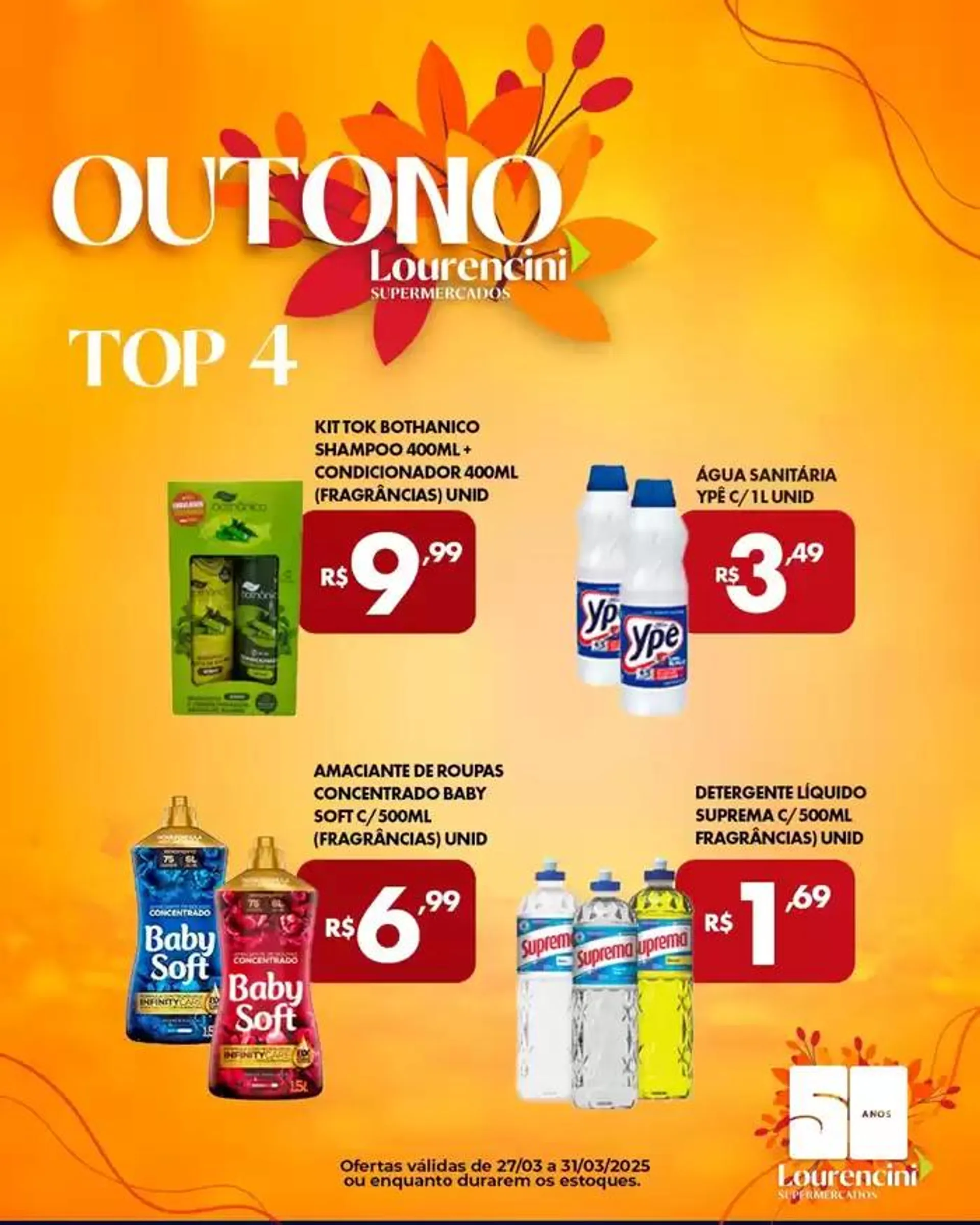 Encarte de Encarte Lourencini Supermercados 27 de março até 31 de março 2025 - Pagina 6