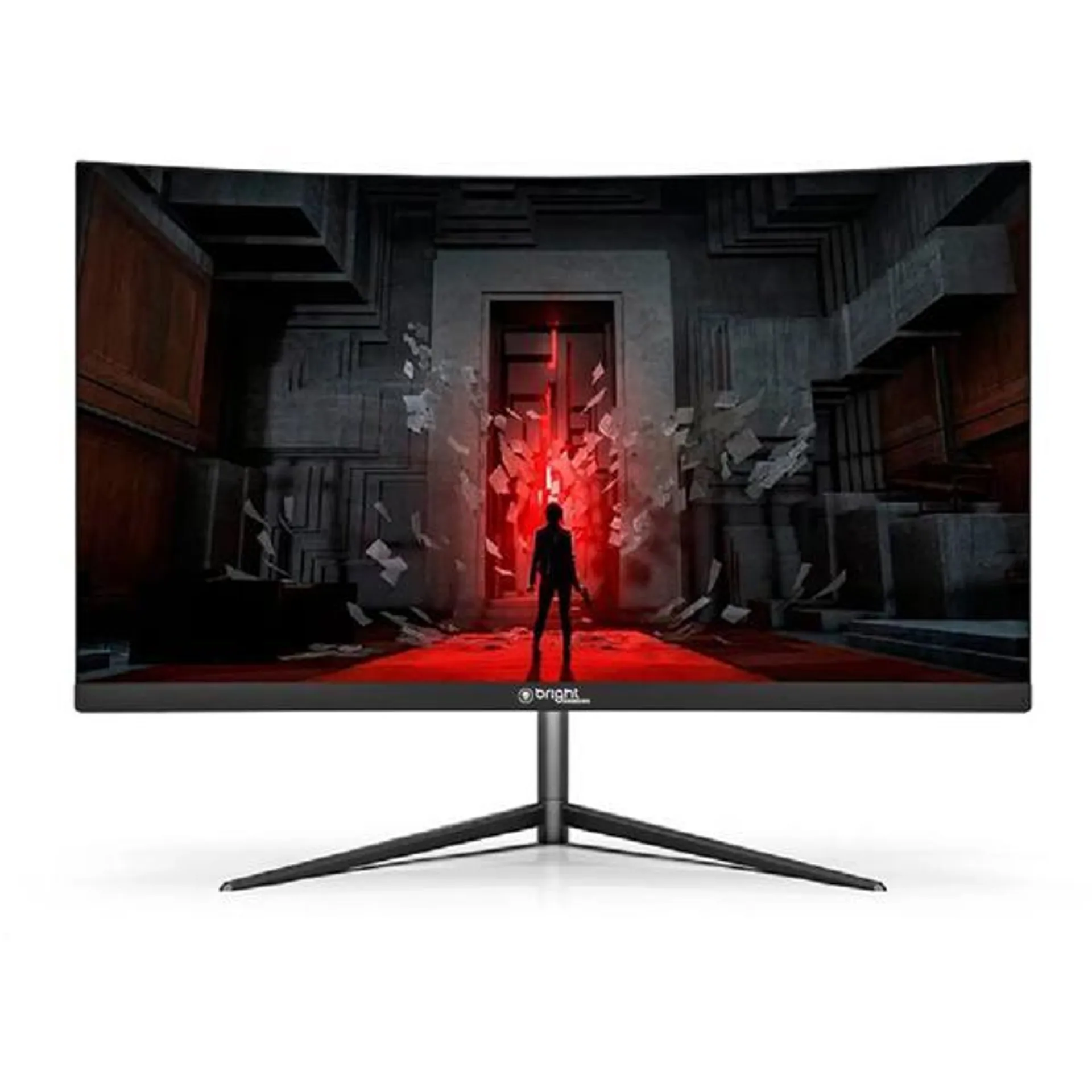 Monitor Gamer curvo, tela de 27", LED, FHD, DP, HDMI, USB, Taxa de atualização de 165Hz, MT007, Bright - CX 1 UN