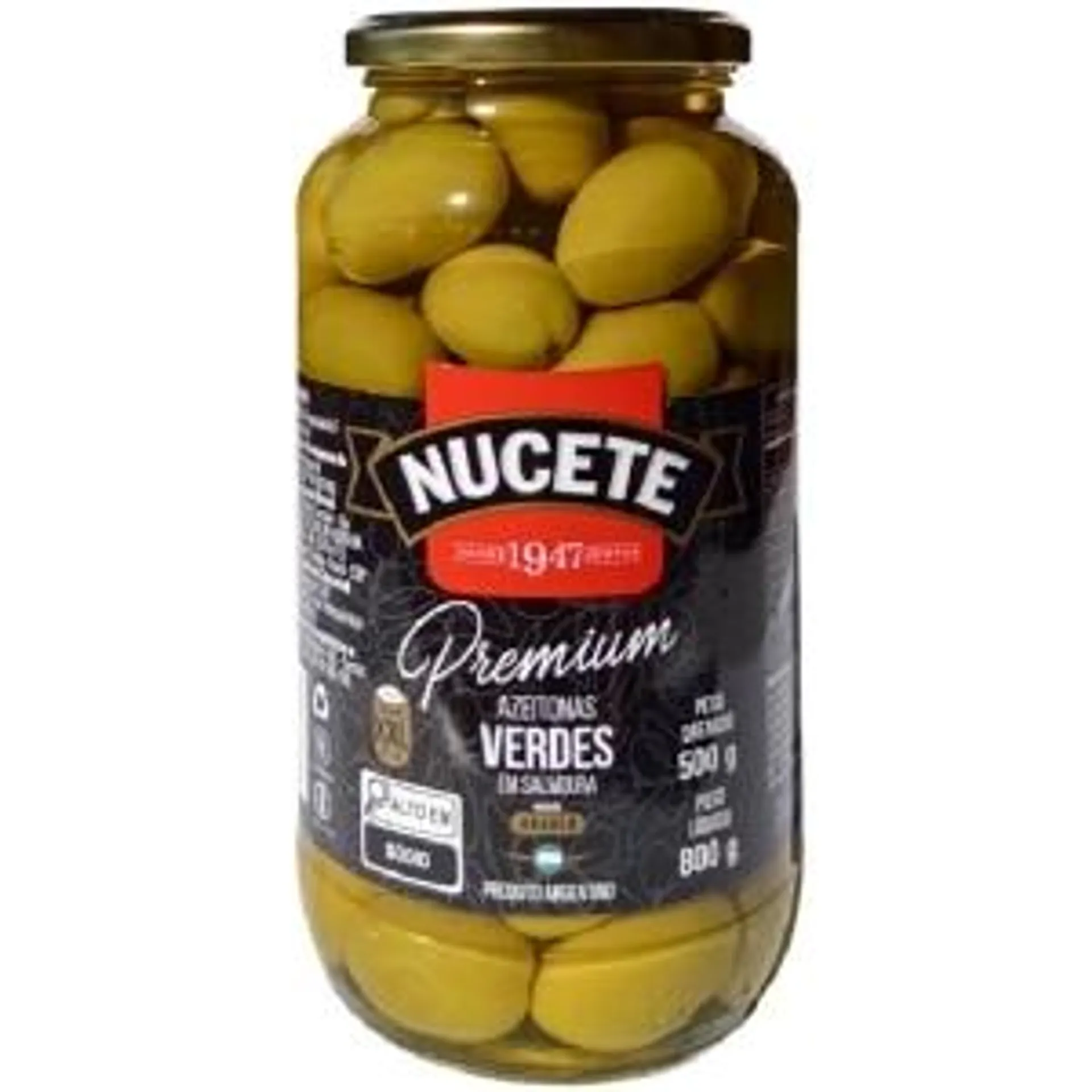 Azeitona Verde Nucete Premium 500g