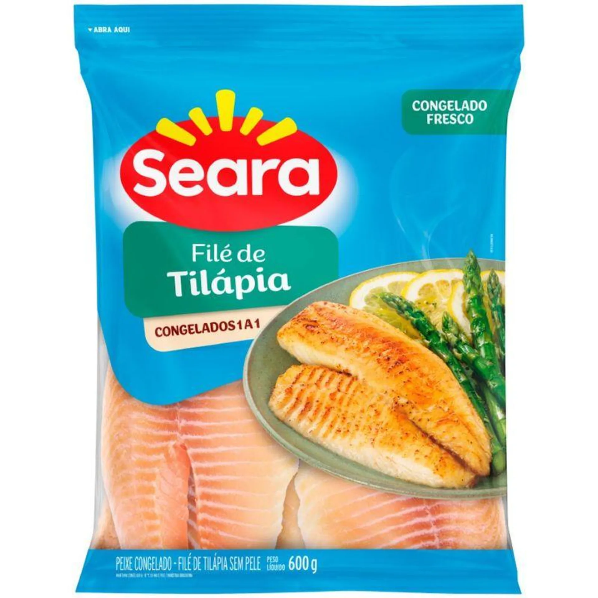 Filé de Tilápia Seara Pescados 600g