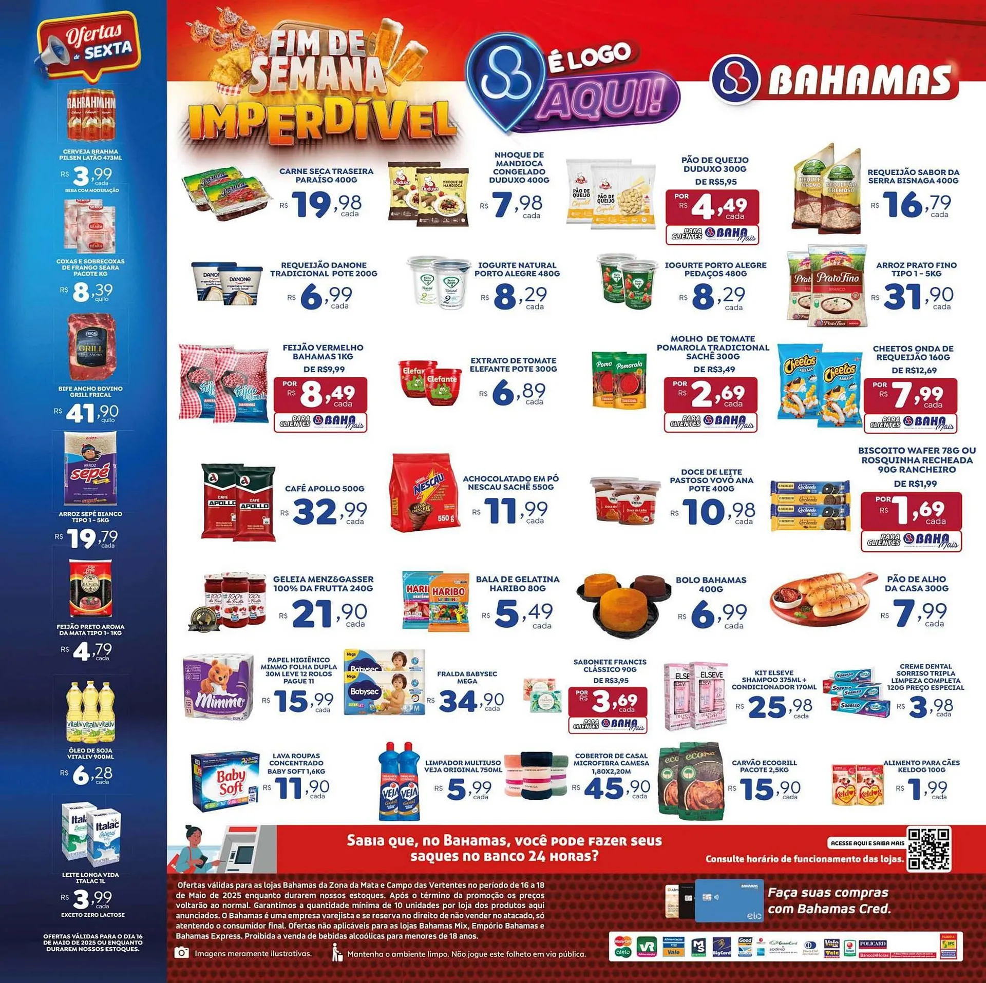 Encarte de Catálogo Bahamas Supermercados 16 de maio até 18 de maio 2025 - Pagina 2