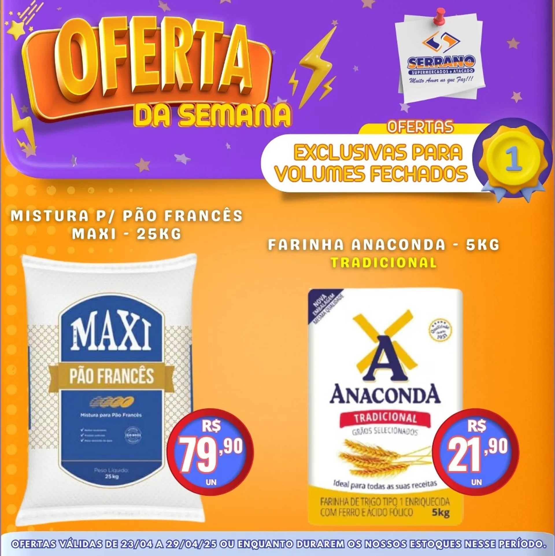 Encarte de Catálogo Serrano Supermercado 23 de abril até 29 de abril 2025 - Pagina 3