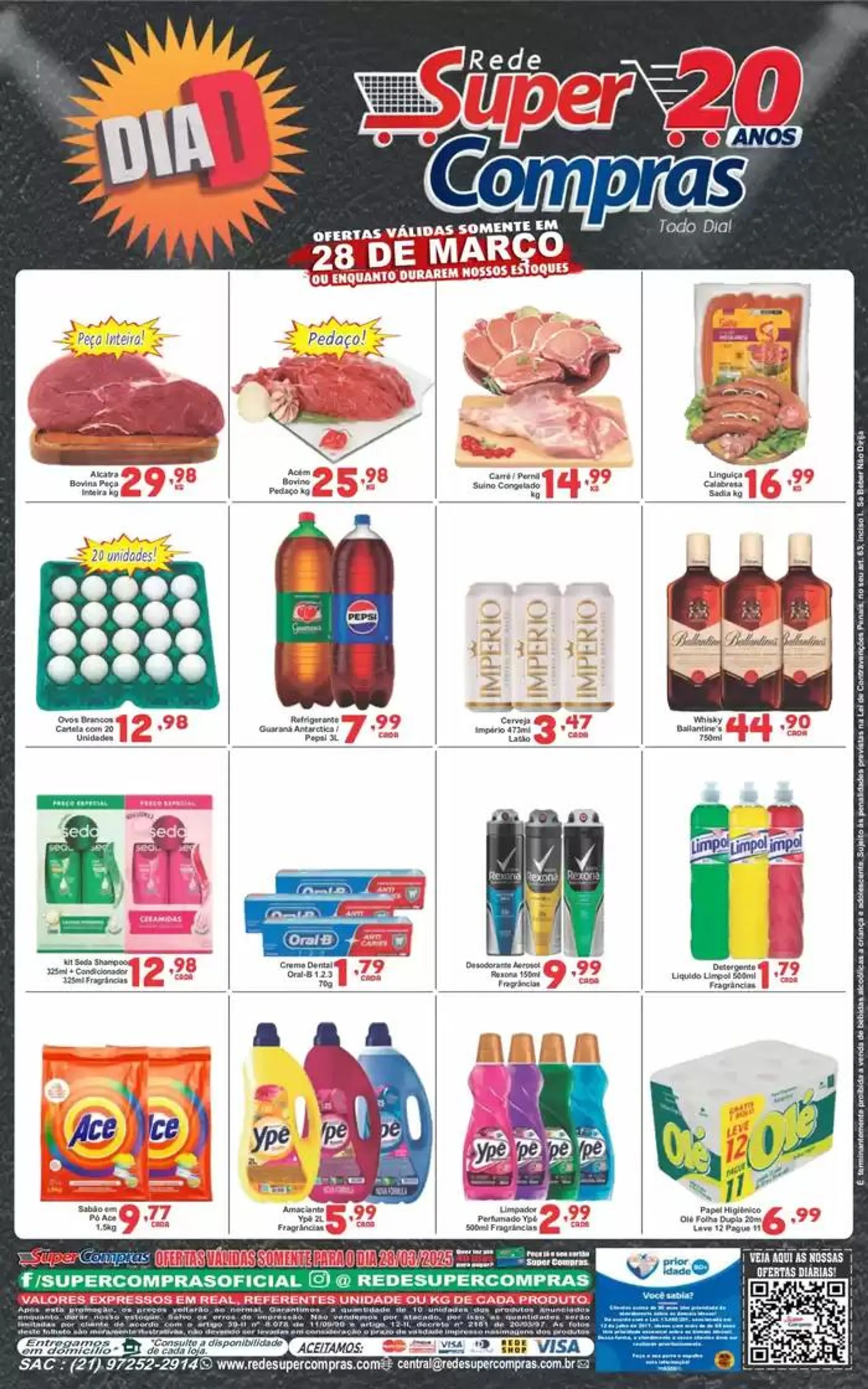 Encarte de Encarte Rede Super Compras 28 de março até 28 de março 2025 - Pagina 2