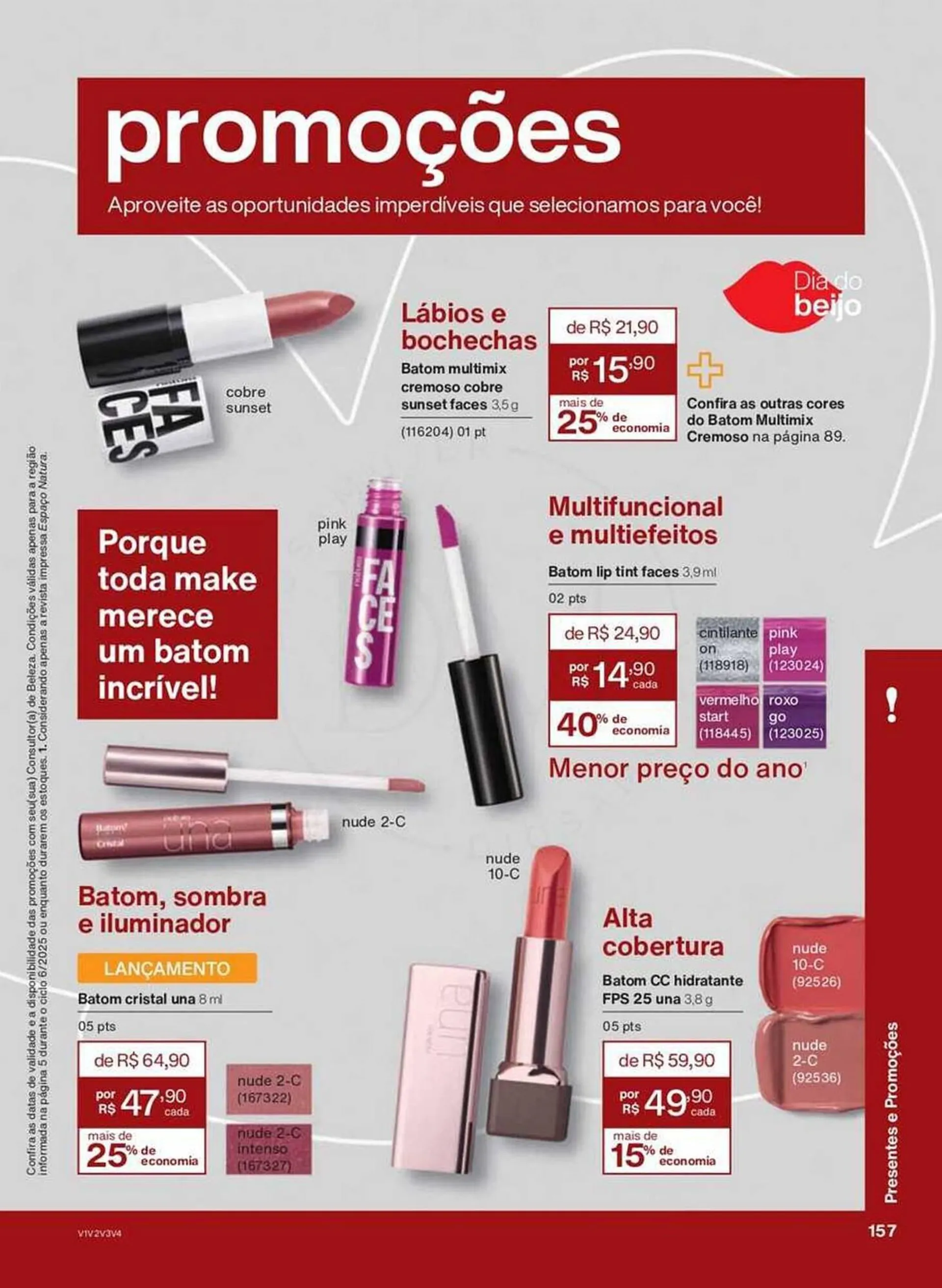 Encarte de Catálogo Natura 28 de abril até 31 de maio 2025 - Pagina 157