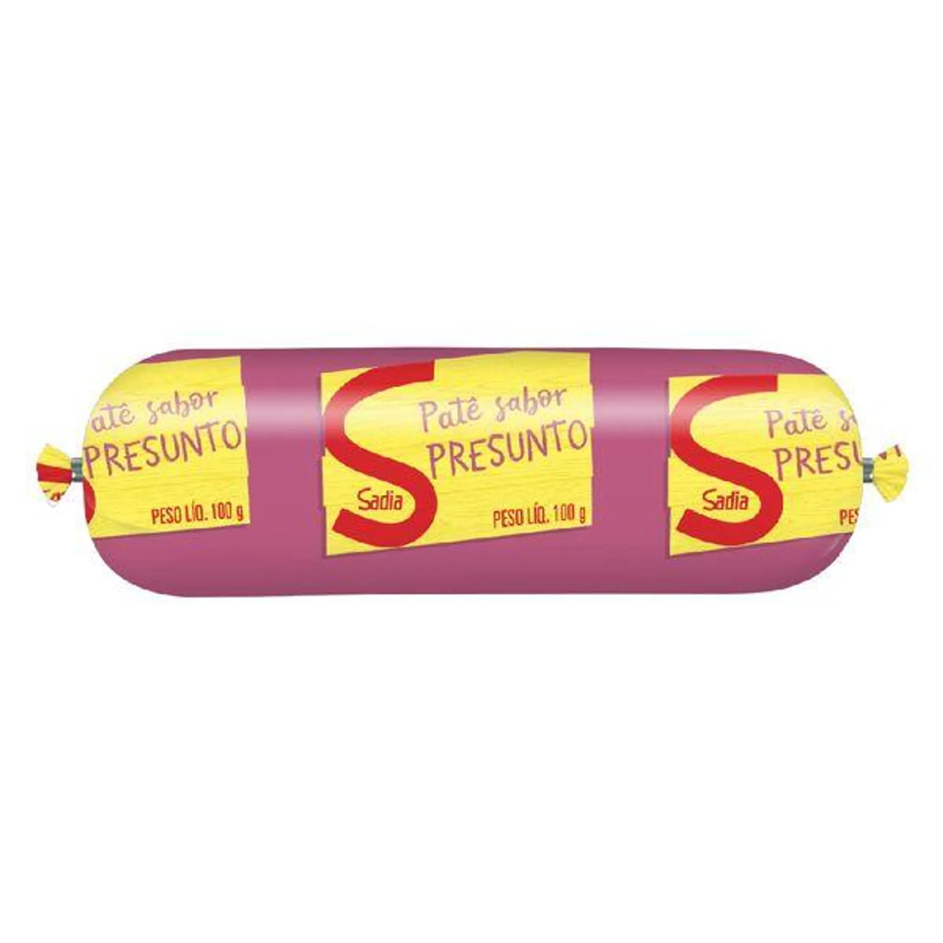 Patê Sadia Presunto 100g (Bisnaga)