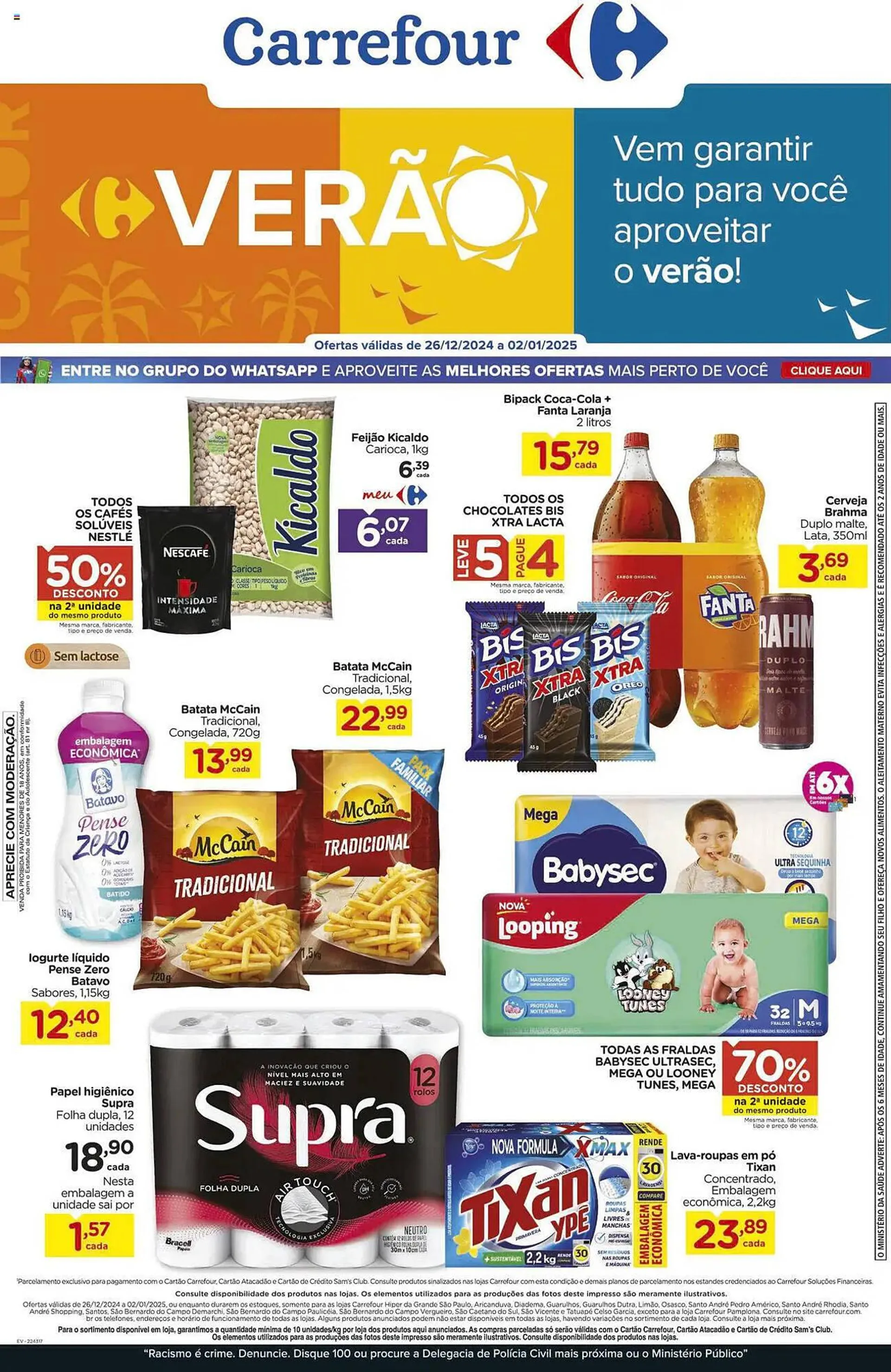 Encarte de Catálogo Carrefour 26 de dezembro até 2 de janeiro 2025 - Pagina 1