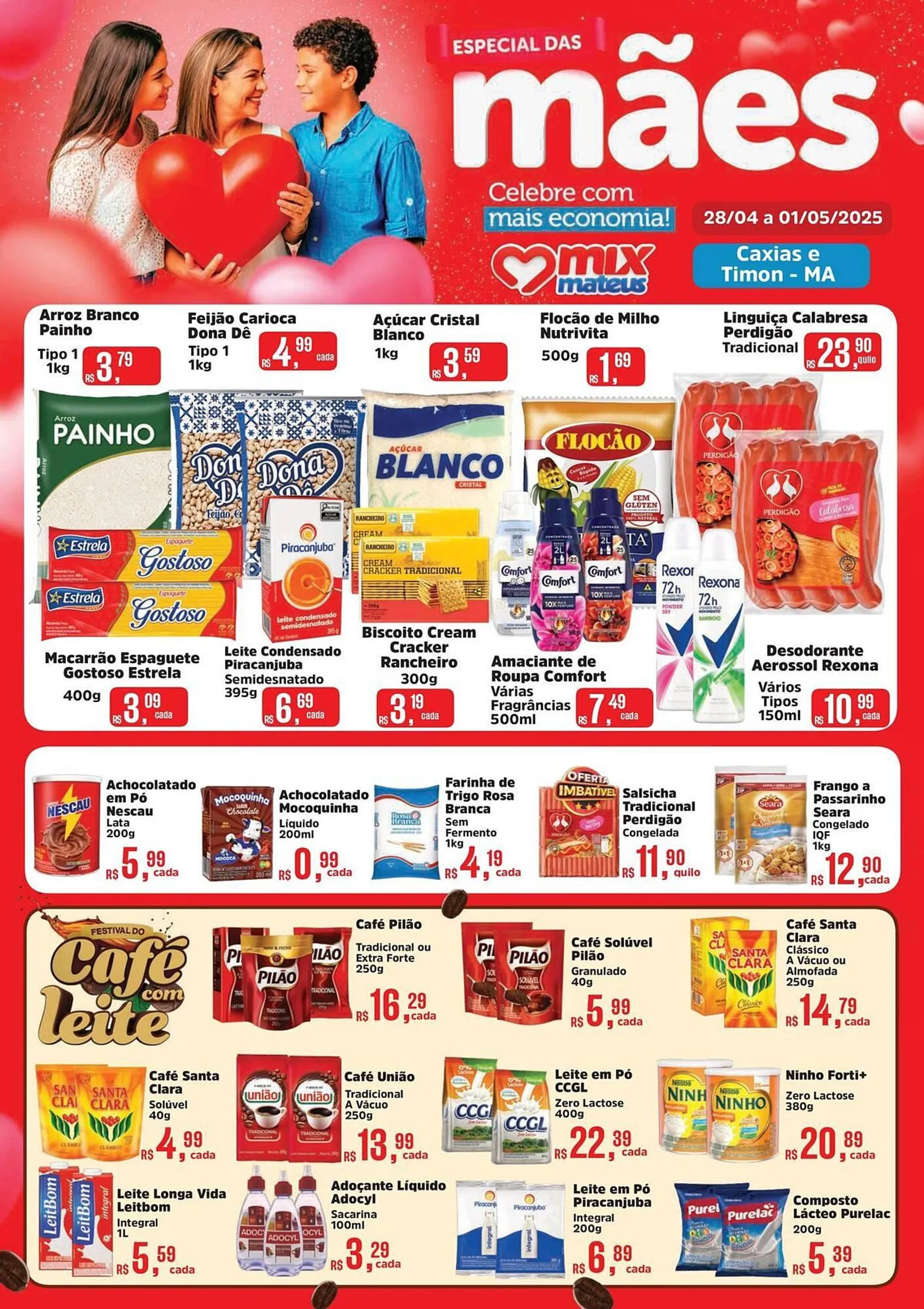 Encarte de Catálogo Supermercados Mateus 1 de maio até 1 de maio 2025 - Pagina 1