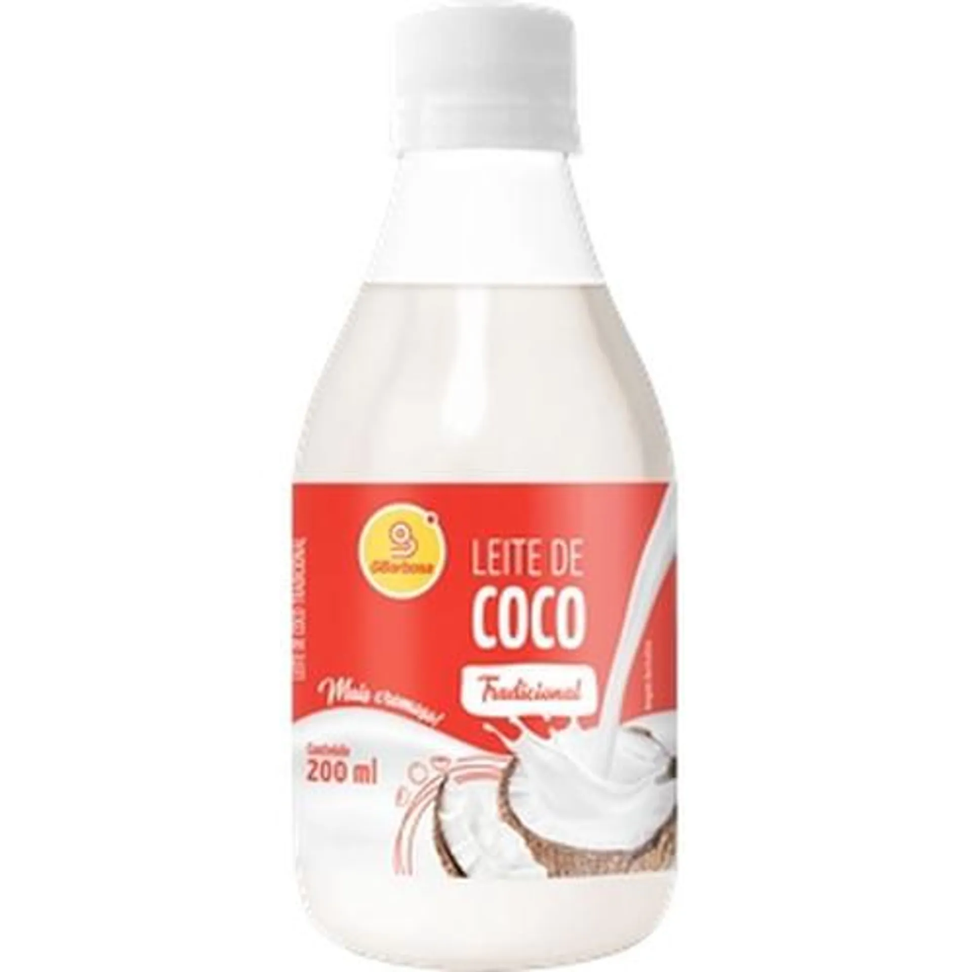 Leite de Coco GBarbosa Vidro 200ml