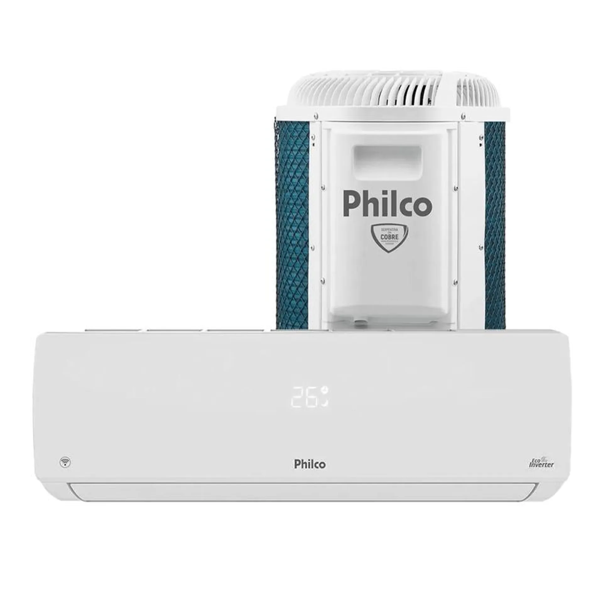 Ar-condicionado Philco Eco Inverter Frio 9.000BTUs PAC9000IFM15 Branco