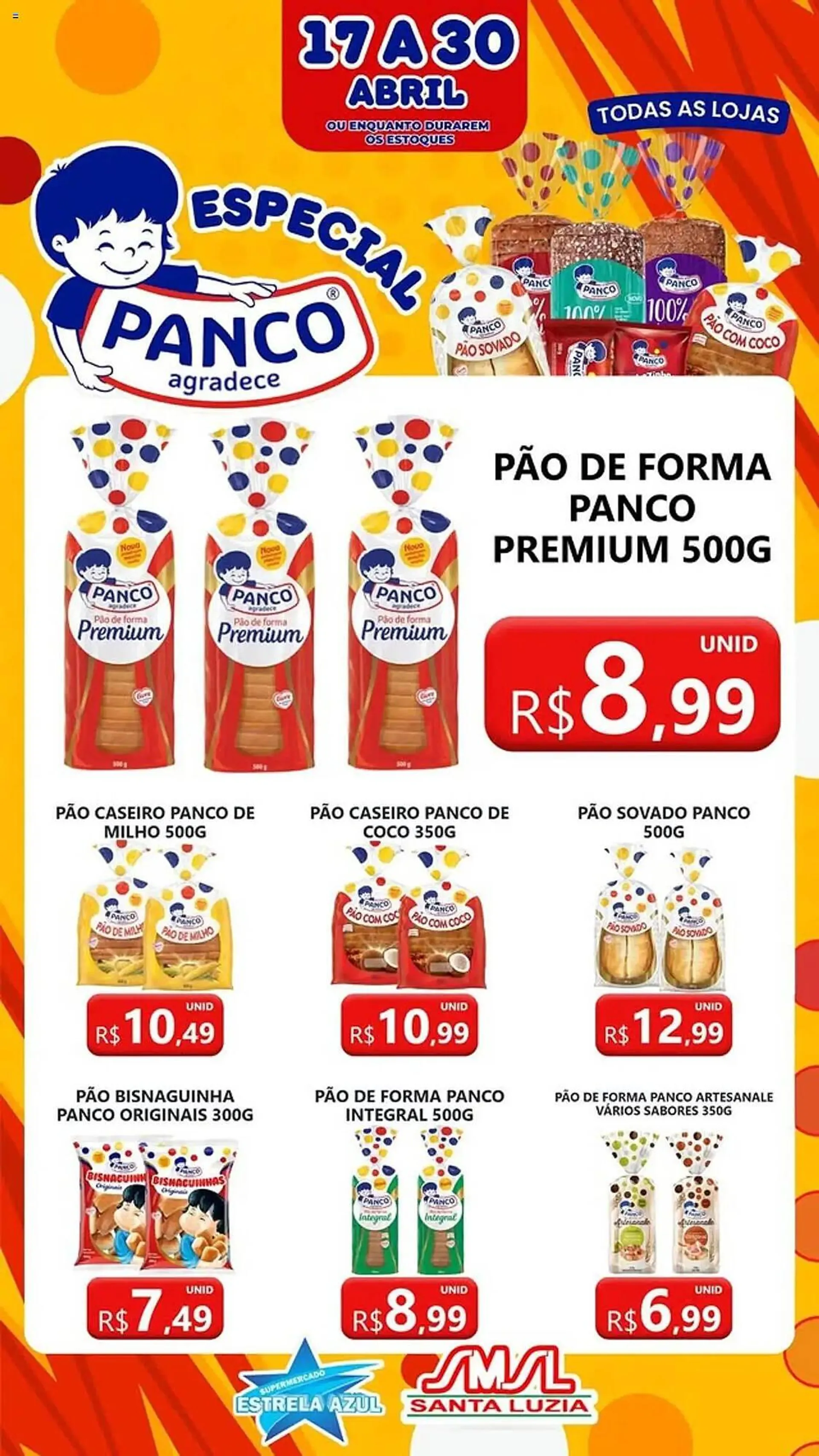 Encarte de Catálogo Supermercado Estrela Azul 17 de abril até 30 de abril 2025 - Pagina 1