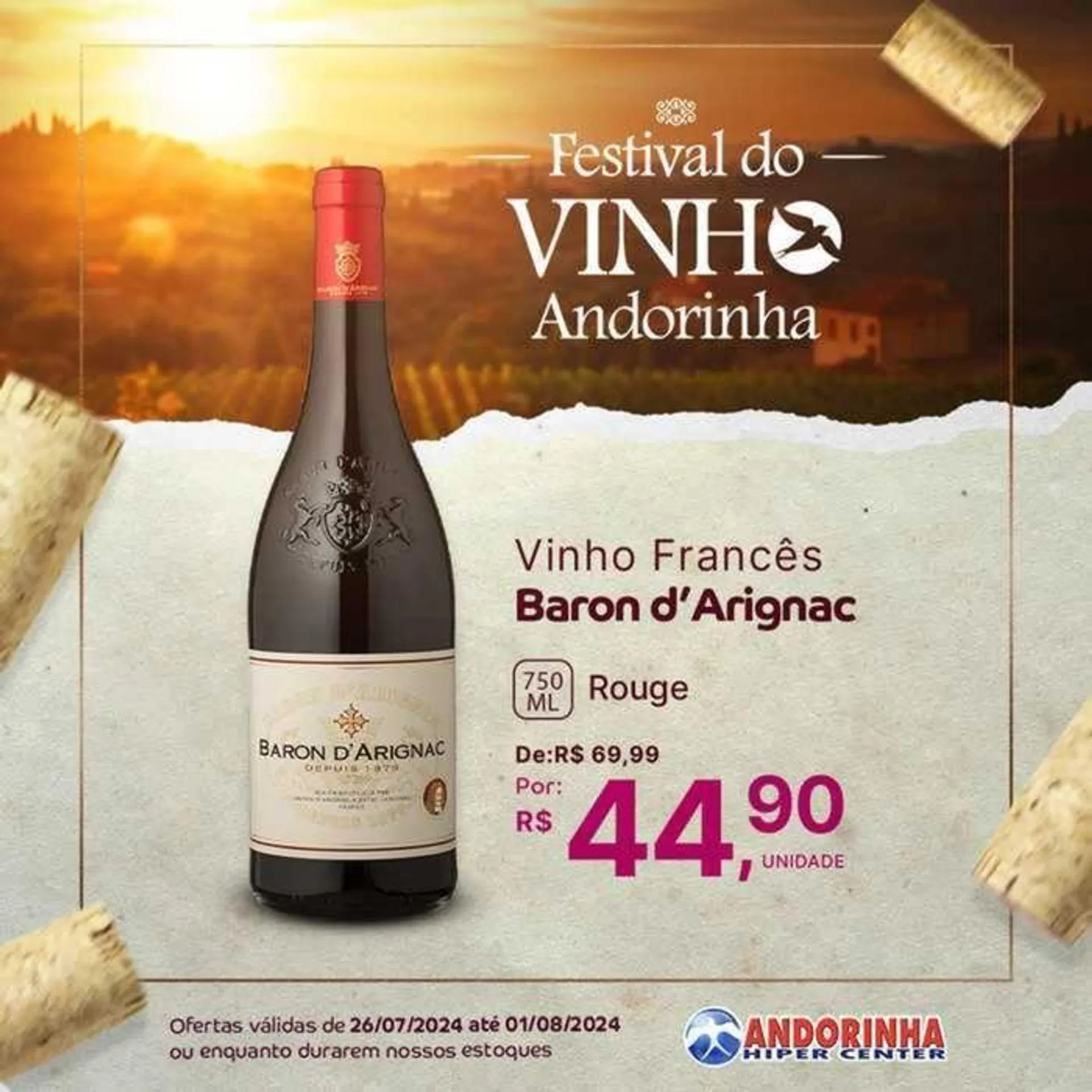 Andorinha Hipermercado Ofertas de Vinho - 7