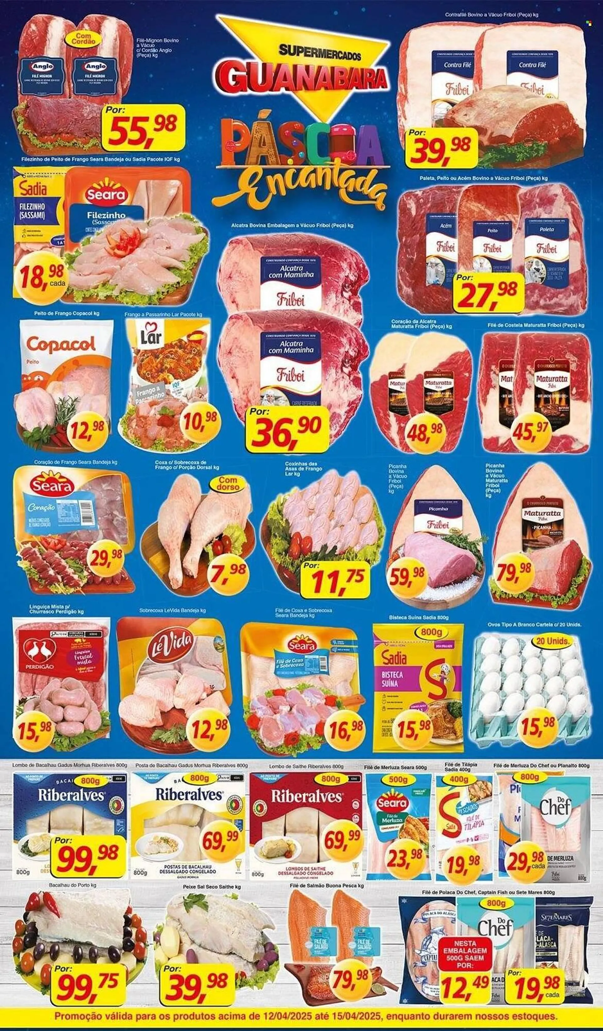 Encarte de Catálogo Supermercados Guanabara 12 de abril até 16 de abril 2025 - Pagina 5