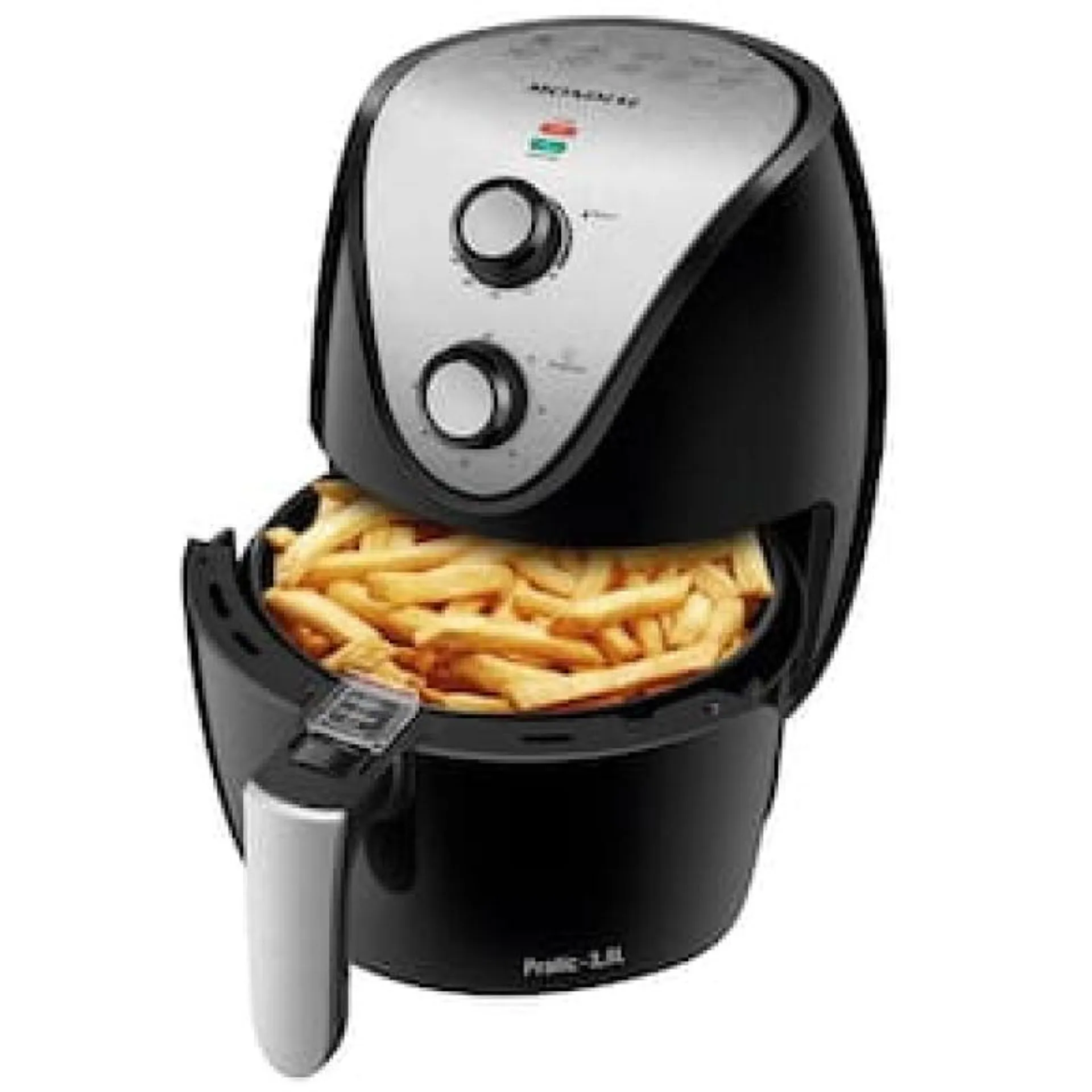 Fritadeira Elétrica Sem Óleo Air Fryer Mondial AF-30 Family Inox IV 3,5l Preta