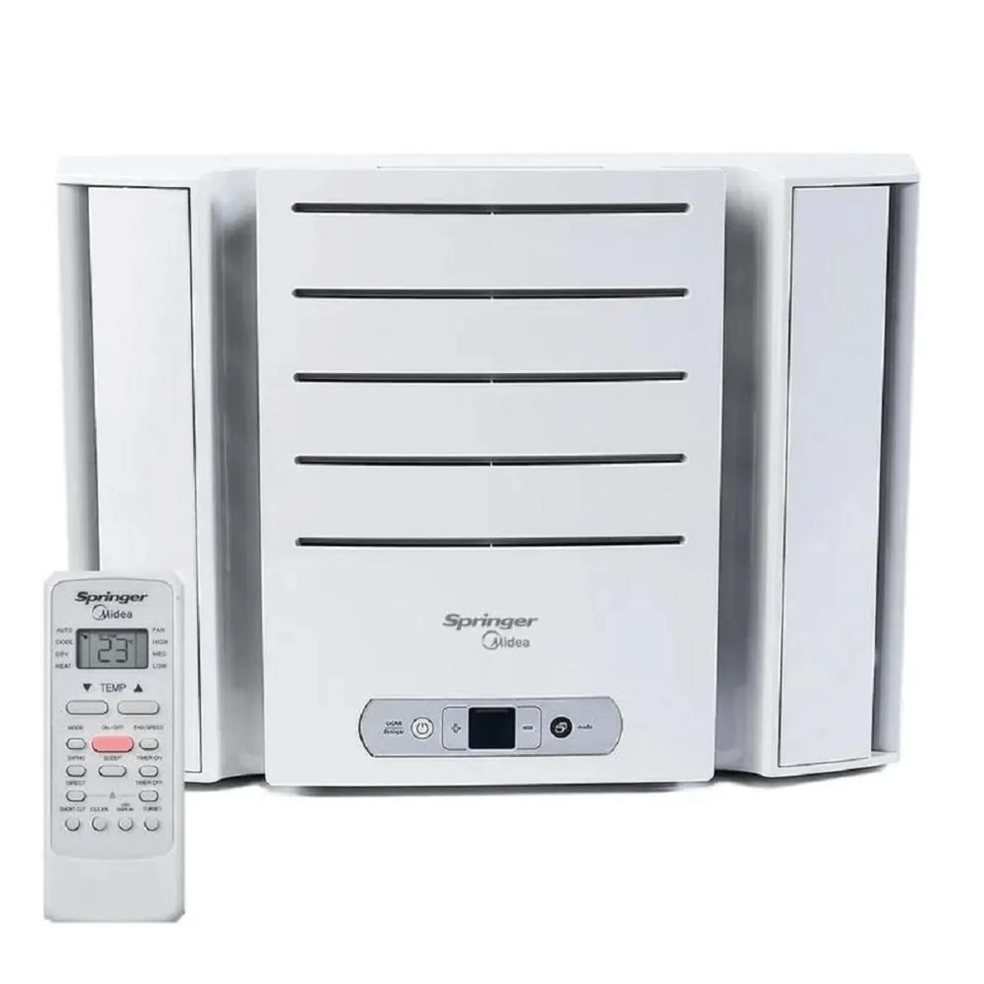 Ar Condicionado Janela Springer Midea 7500 BTU/h Frio Eletrônico QCK078RB - 127 Volts