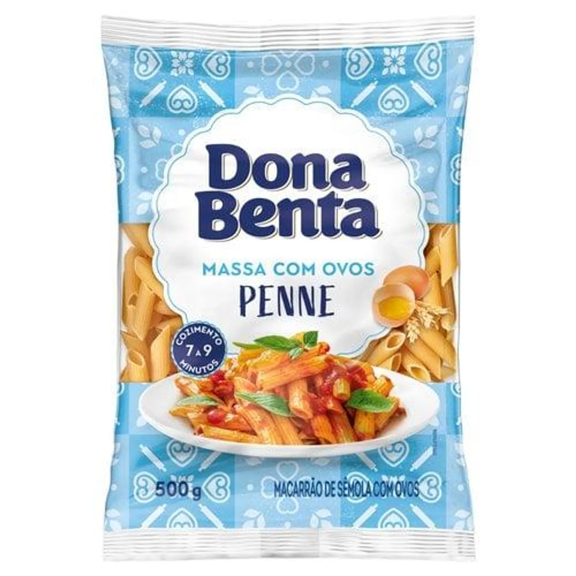 Macarrão Dona Benta Penne Com Ovos 500g