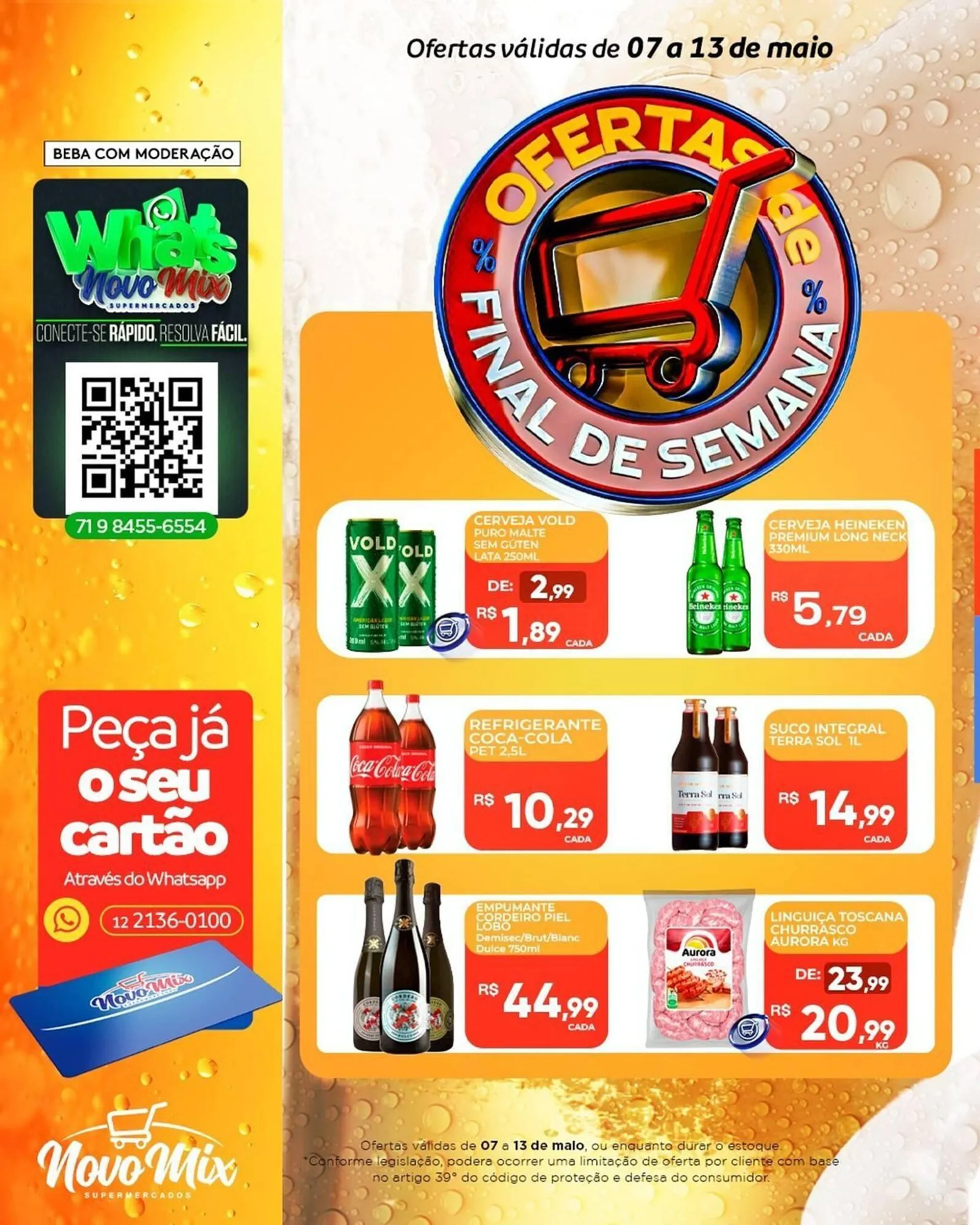 Encarte de Catálogo Novo Mix 7 de maio até 13 de maio 2025 - Pagina 1