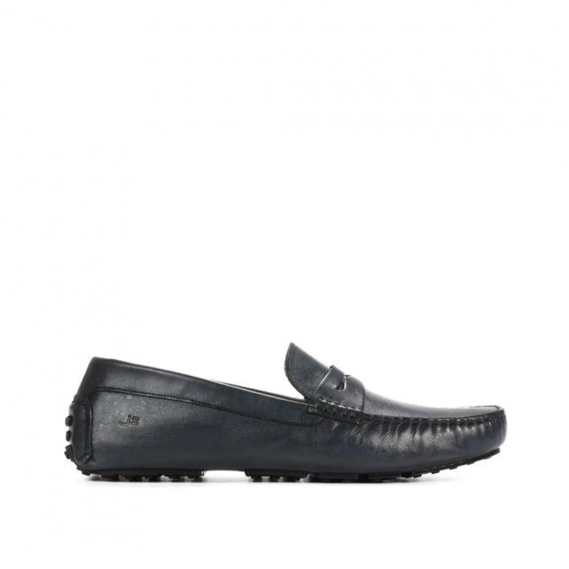 Mocassim Masculino Couro Marinho