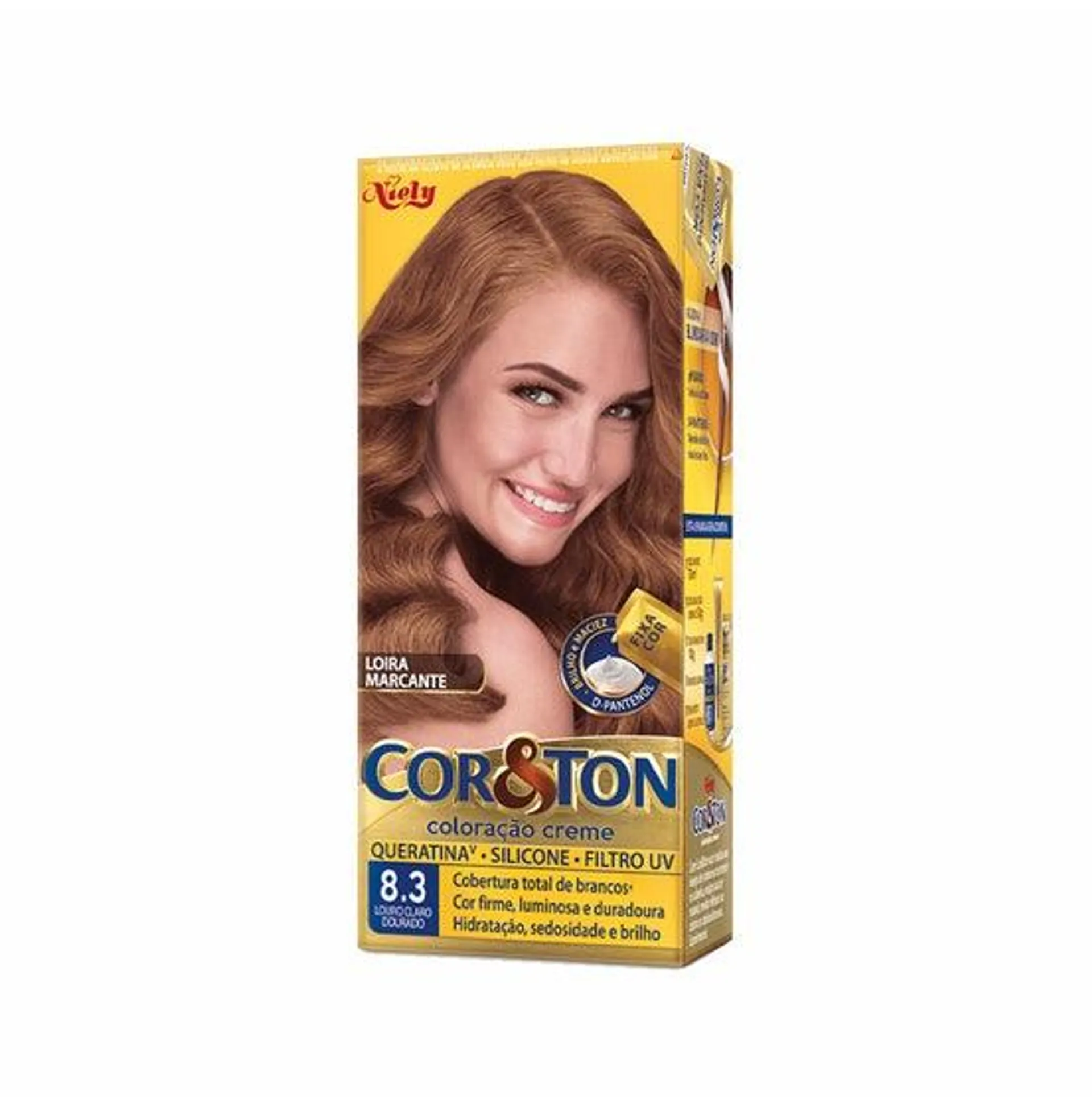 Tintura Cor & Ton 8.3 Louro Claro Dourado