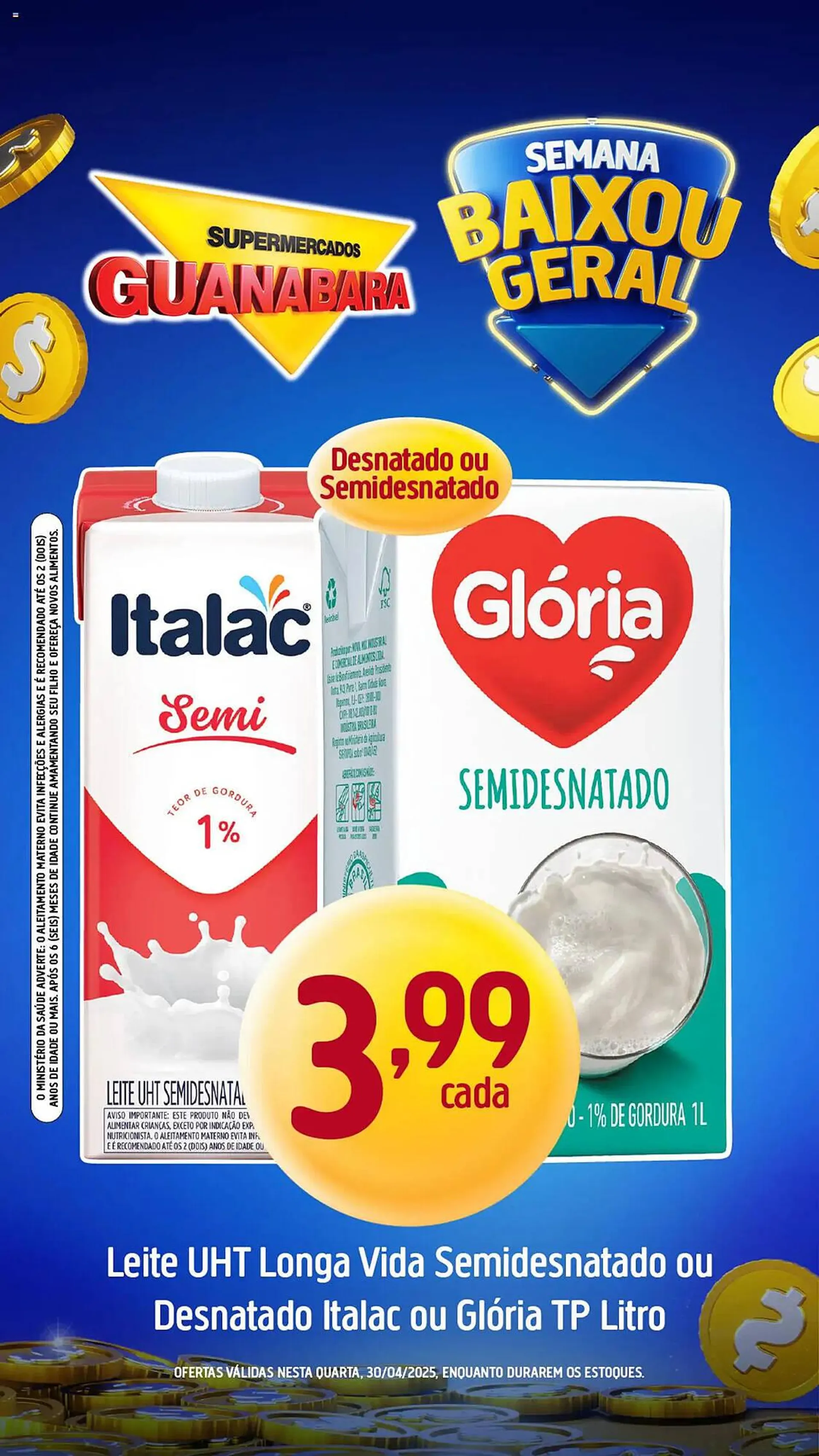Encarte de Catálogo Supermercados Guanabara 30 de abril até 30 de abril 2025 - Pagina 3