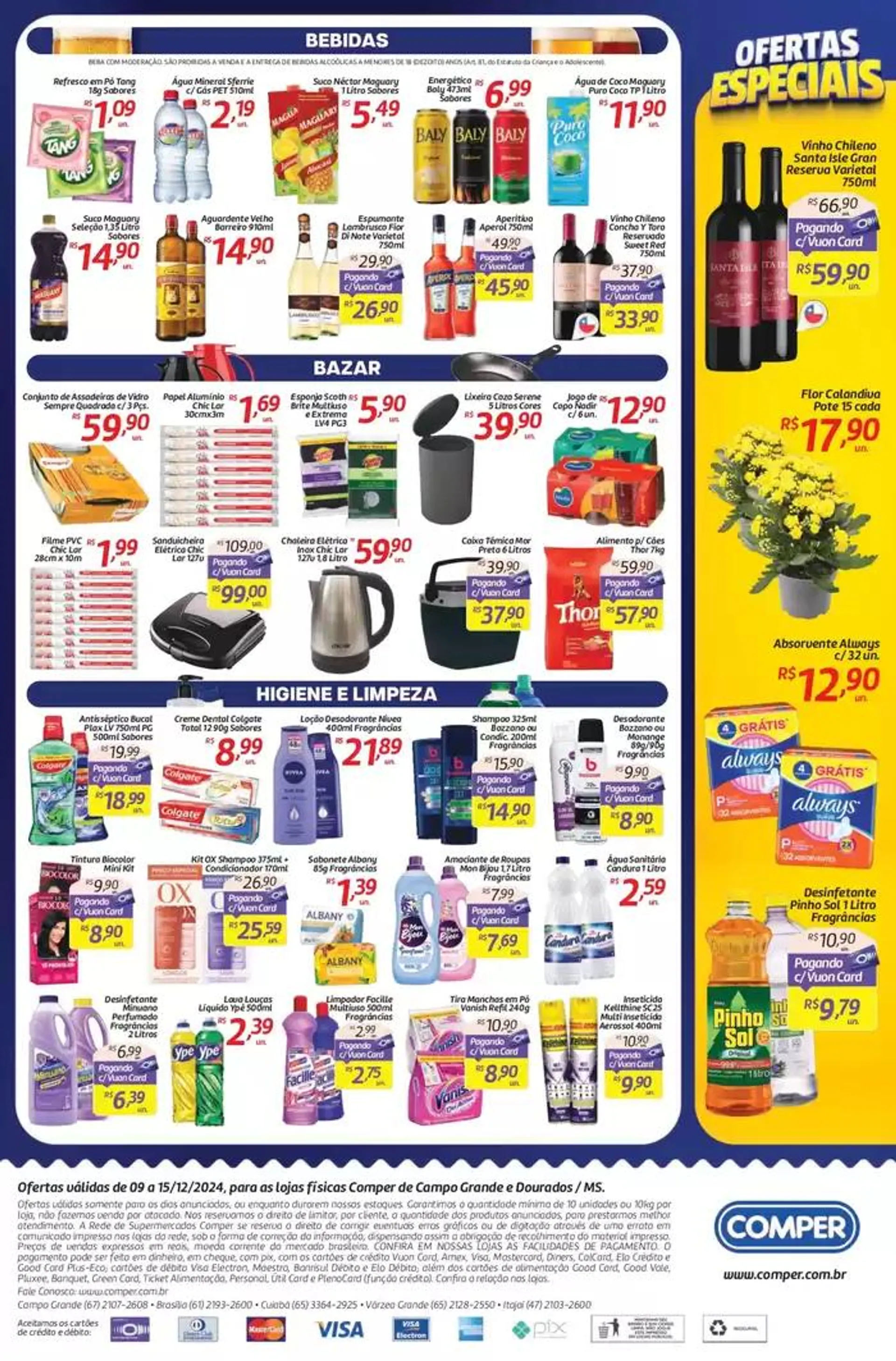 Encarte de Mega Promoção Comper 11 de dezembro até 15 de dezembro 2024 - Pagina 4