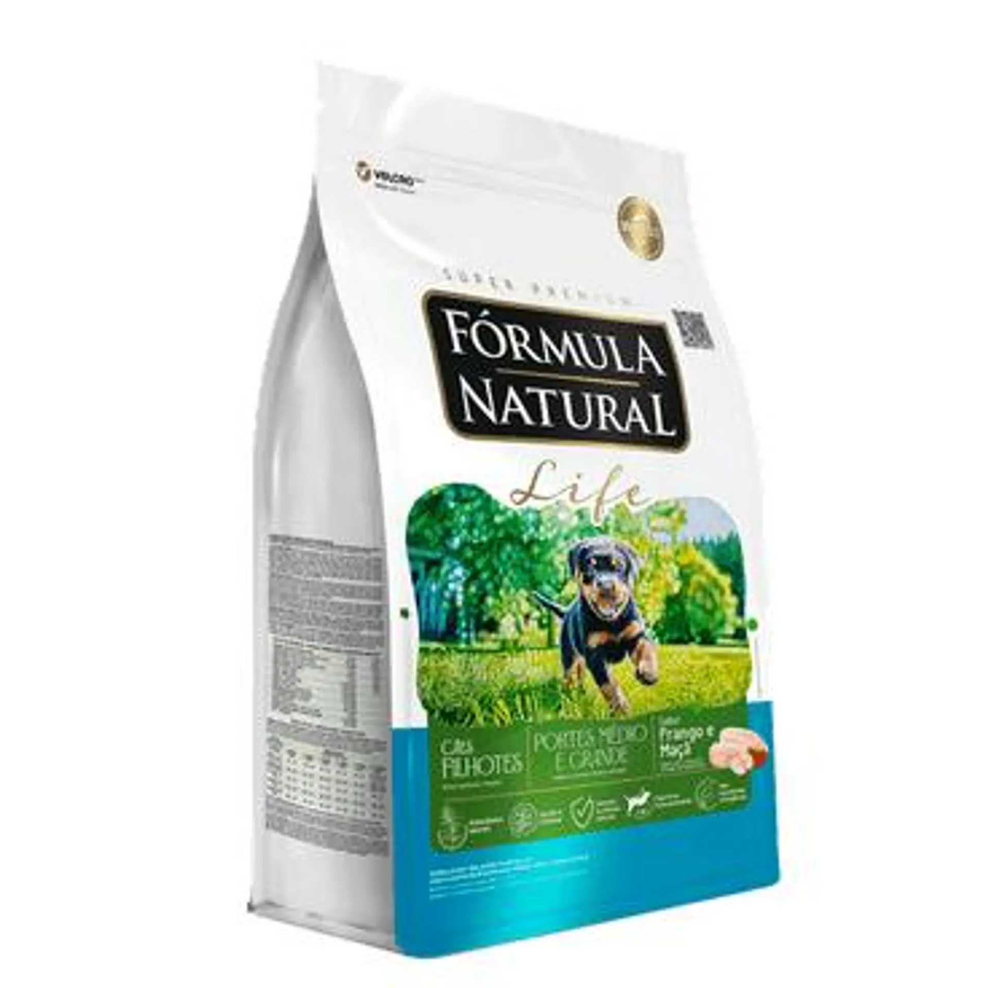 Ração Fórmula Natural Life Cães Filhotes Médio e Grande 15 kg