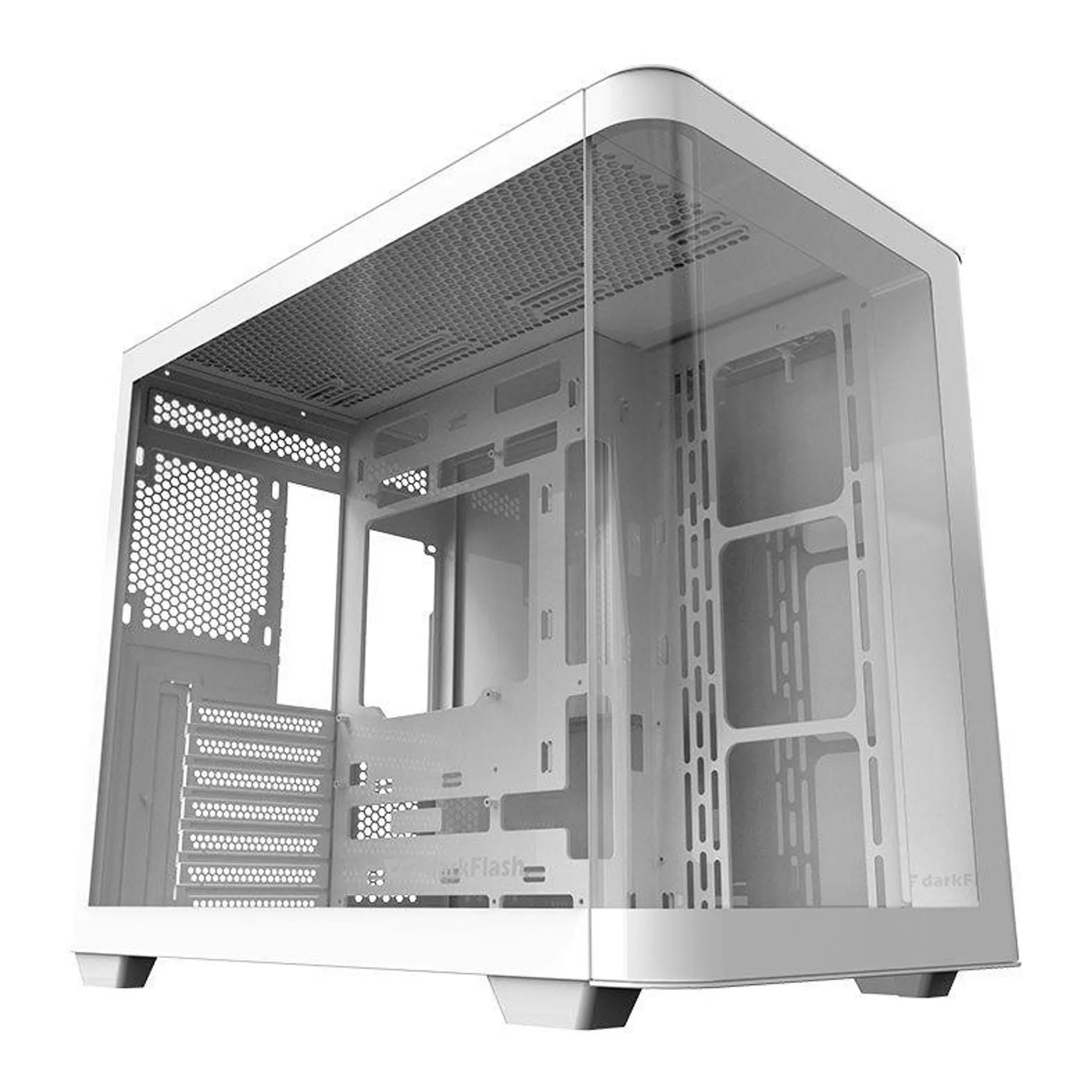 Gabinete Gamer Aigo DarkFlash DPW90, Mid-Tower, Lateral de Vidro, Branco, DPW90-WHITE