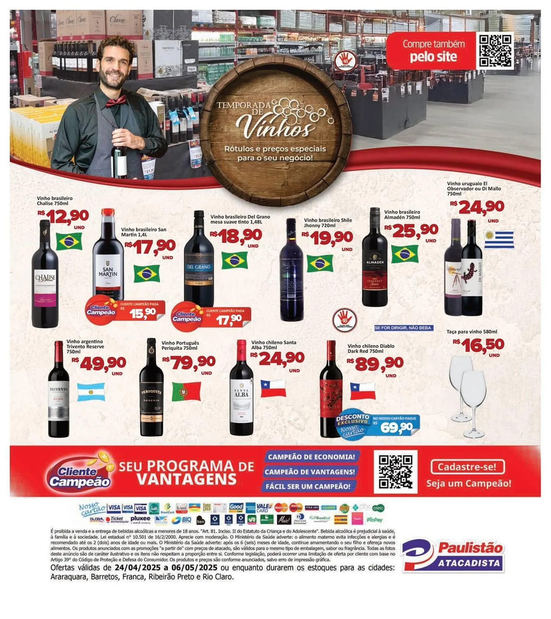 Encarte de Catálogo Paulistão Supermercados 28 de abril até 6 de maio 2025 - Pagina 4